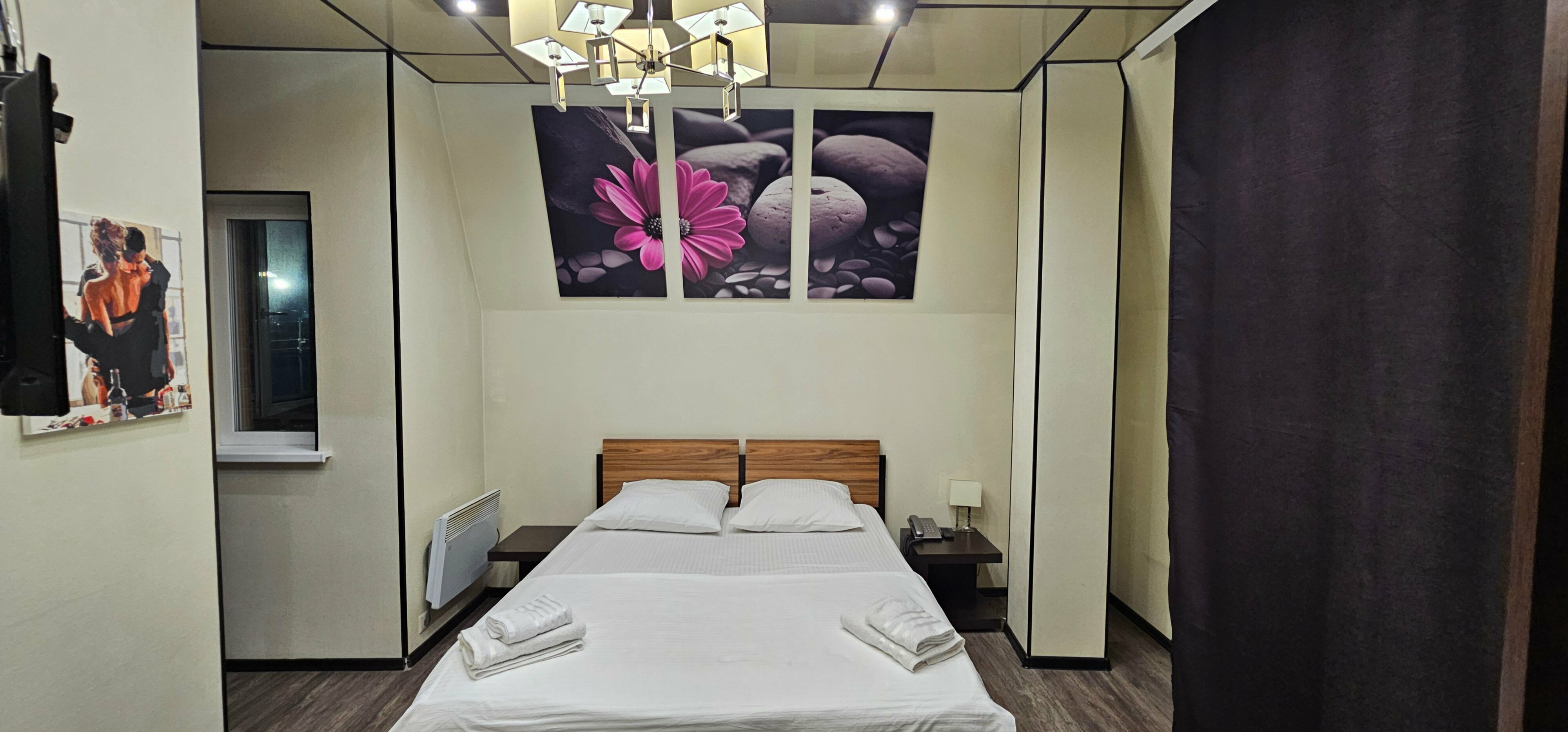 Двухместный номер с 1 кроватью и балконом