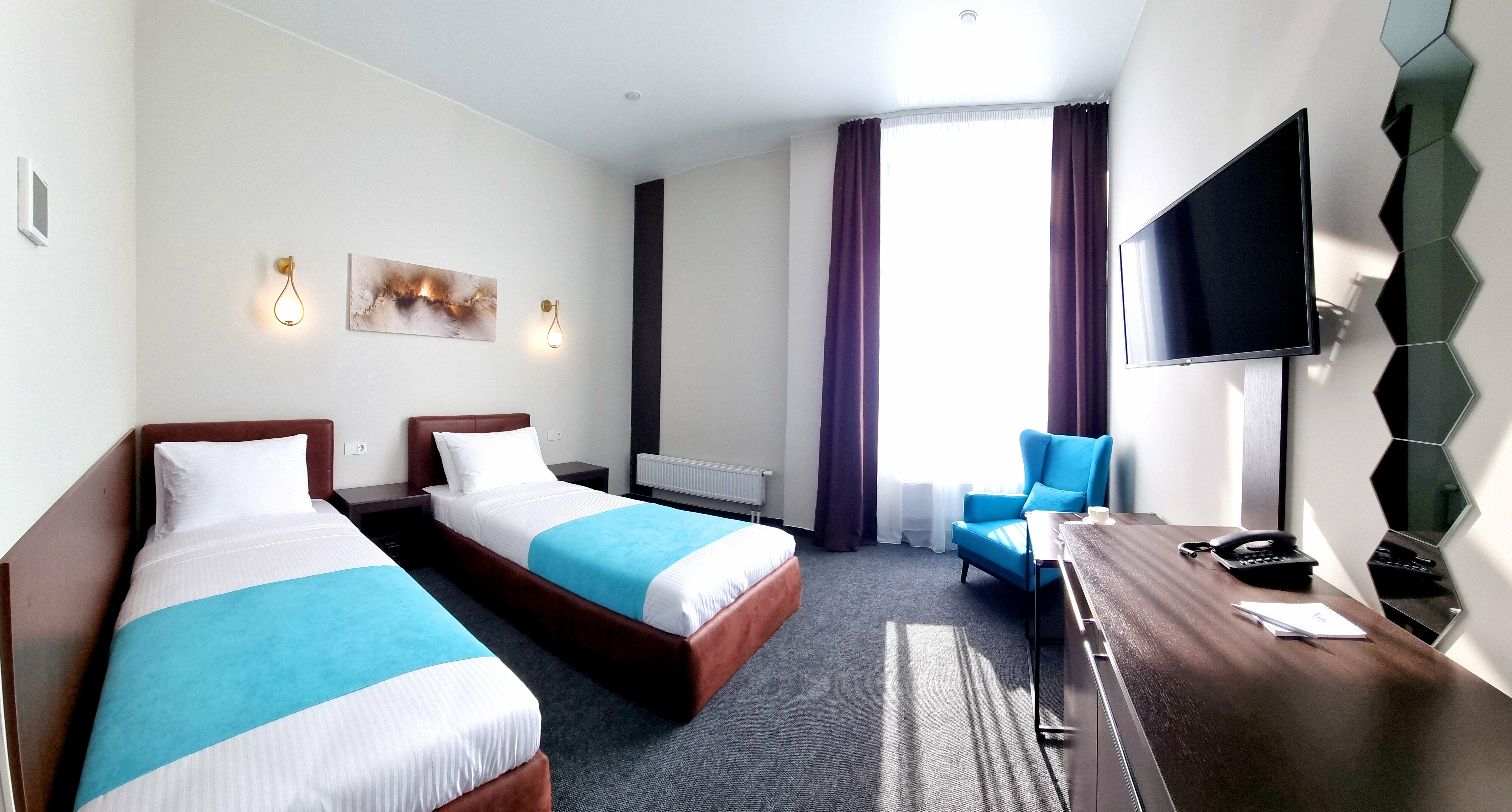 Стандарт двухместный номер с двумя односпальными кроватями