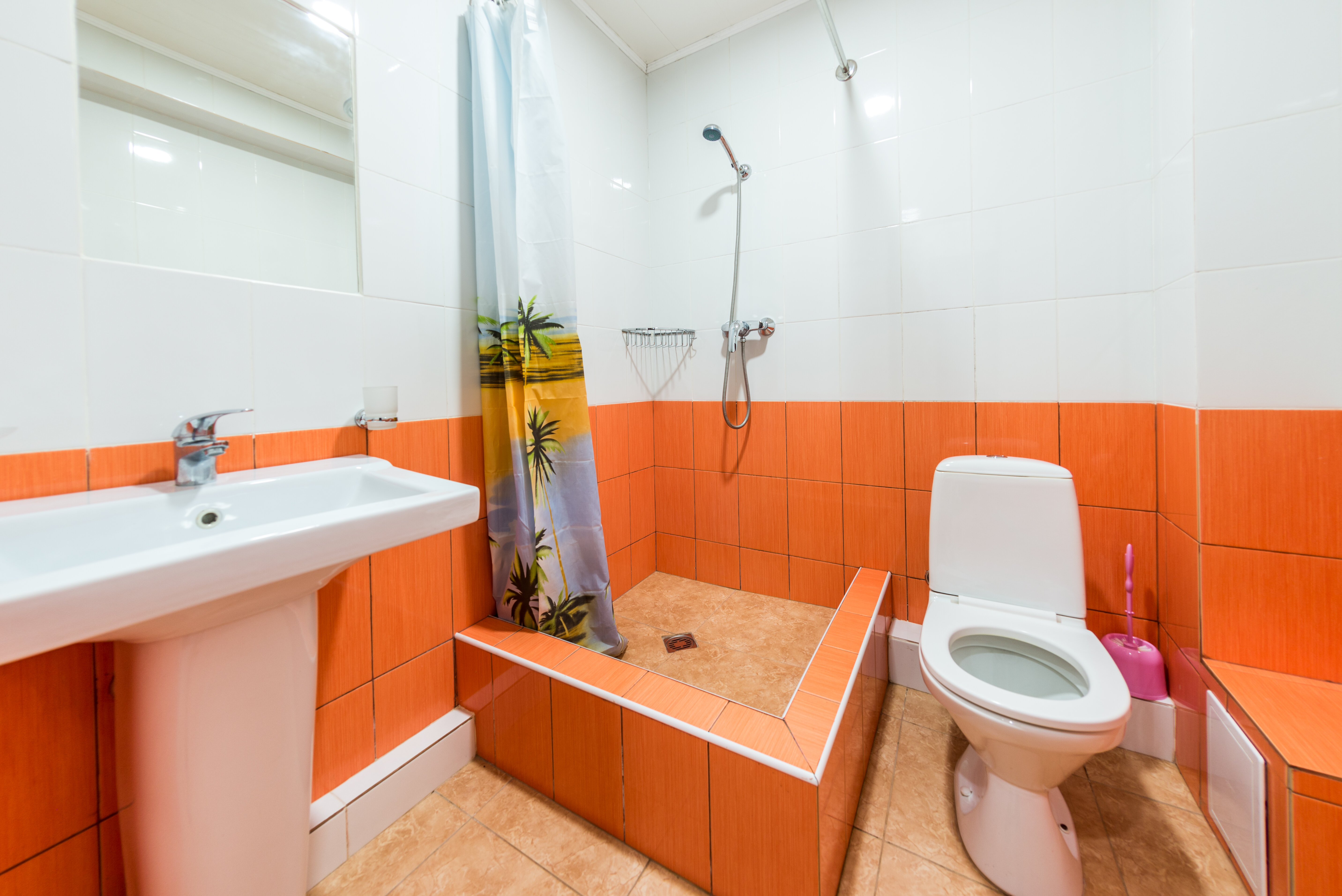 Четырехместный номер с видом на сад