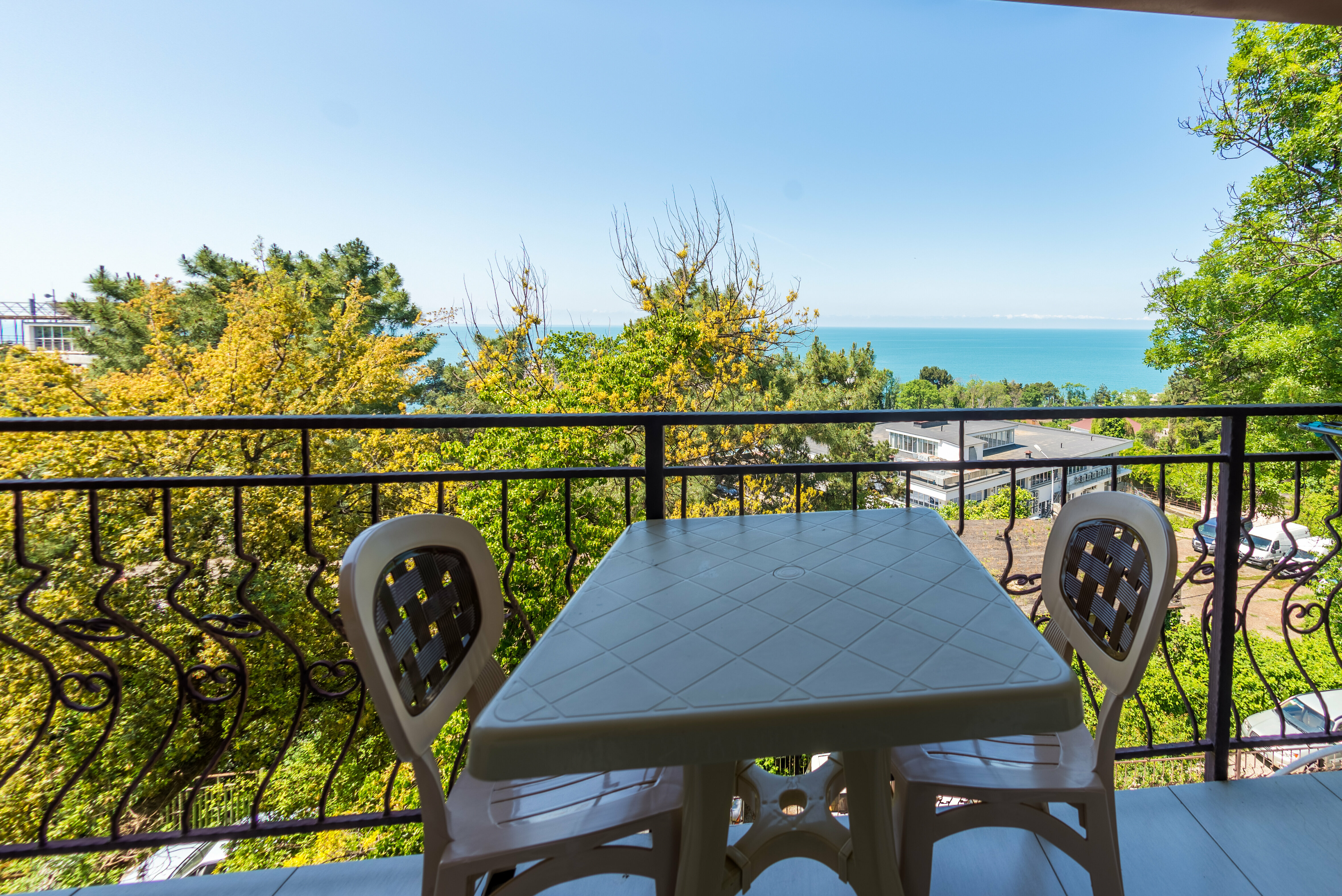 Двухместный номер Делюкс с 1 кроватью и балконом, вид на море