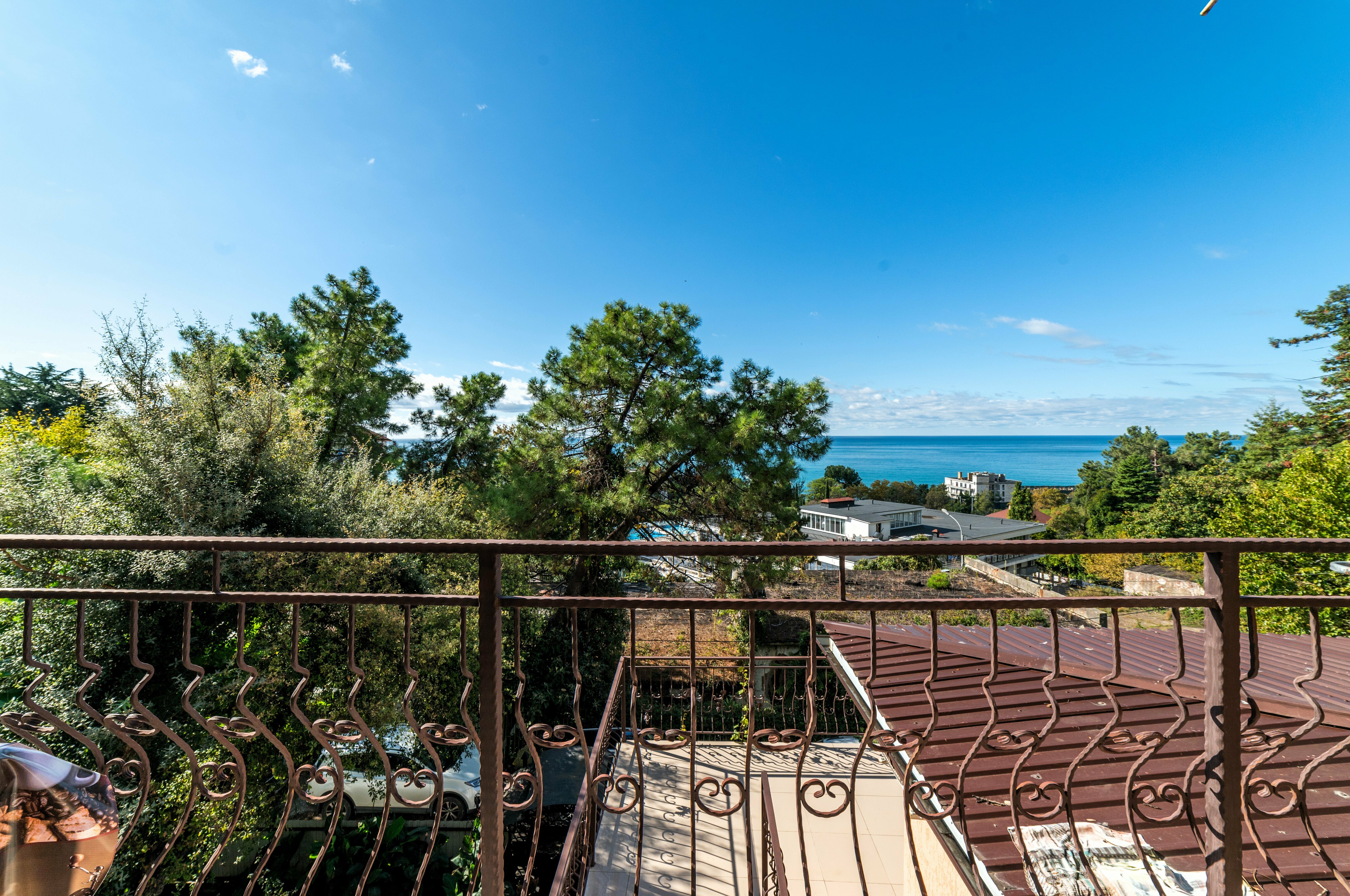 Двухместный номер Делюкс с 1 кроватью и балконом, вид на море