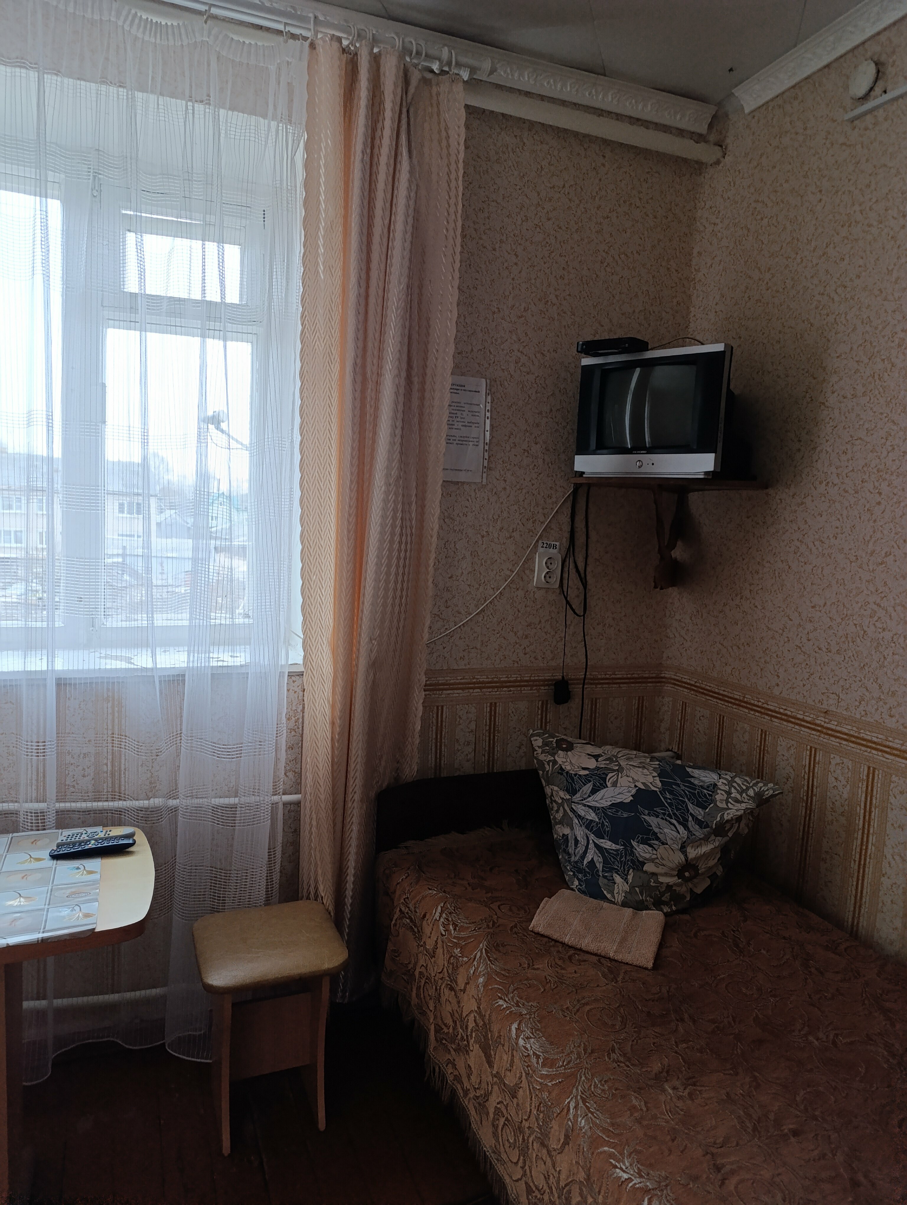 Бюджетный двухместный номер с 2 отдельными кроватями и санузлом