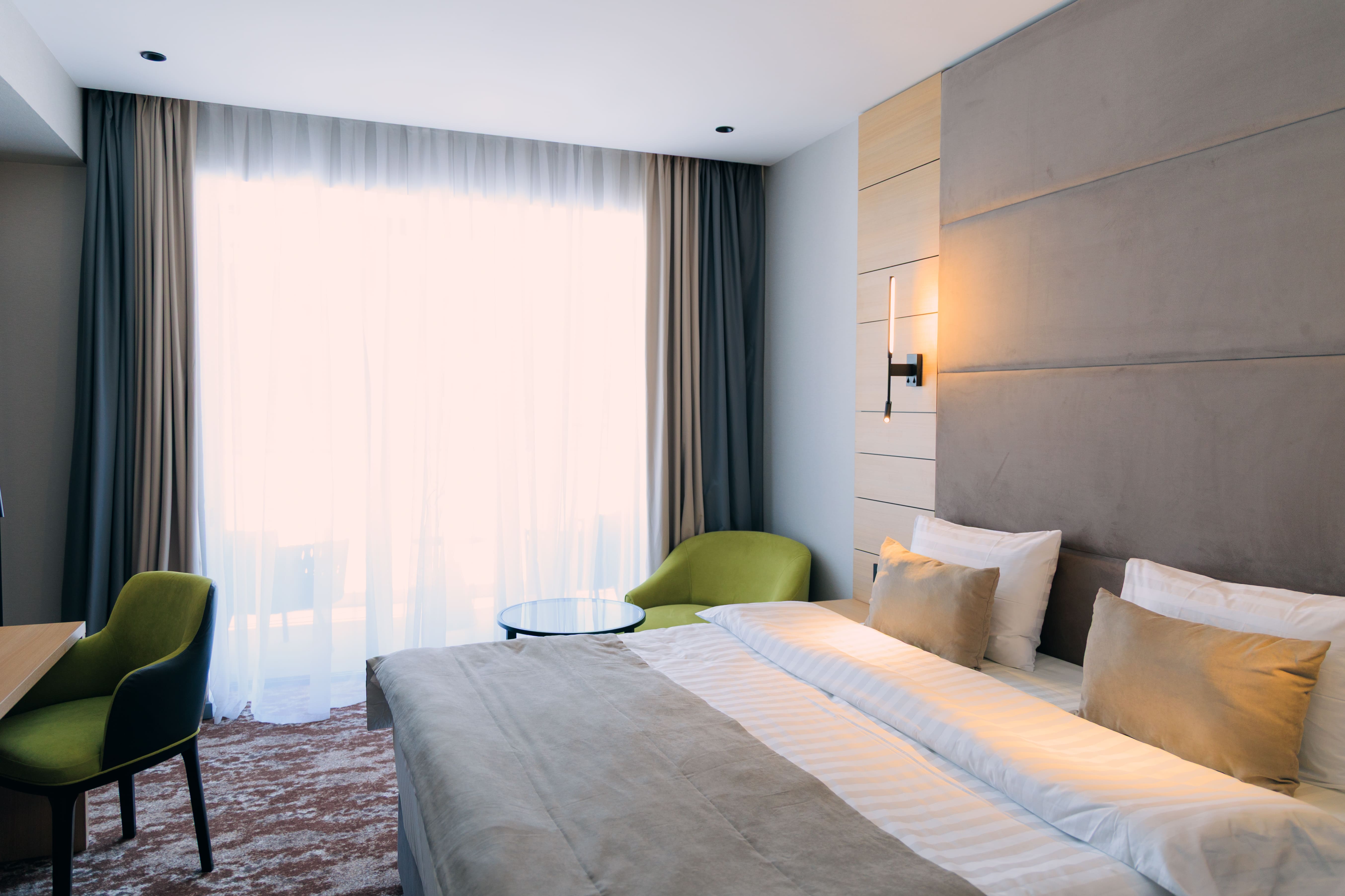 Двухместный номер с 1 кроватью или 2 отдельными кроватями и балконом