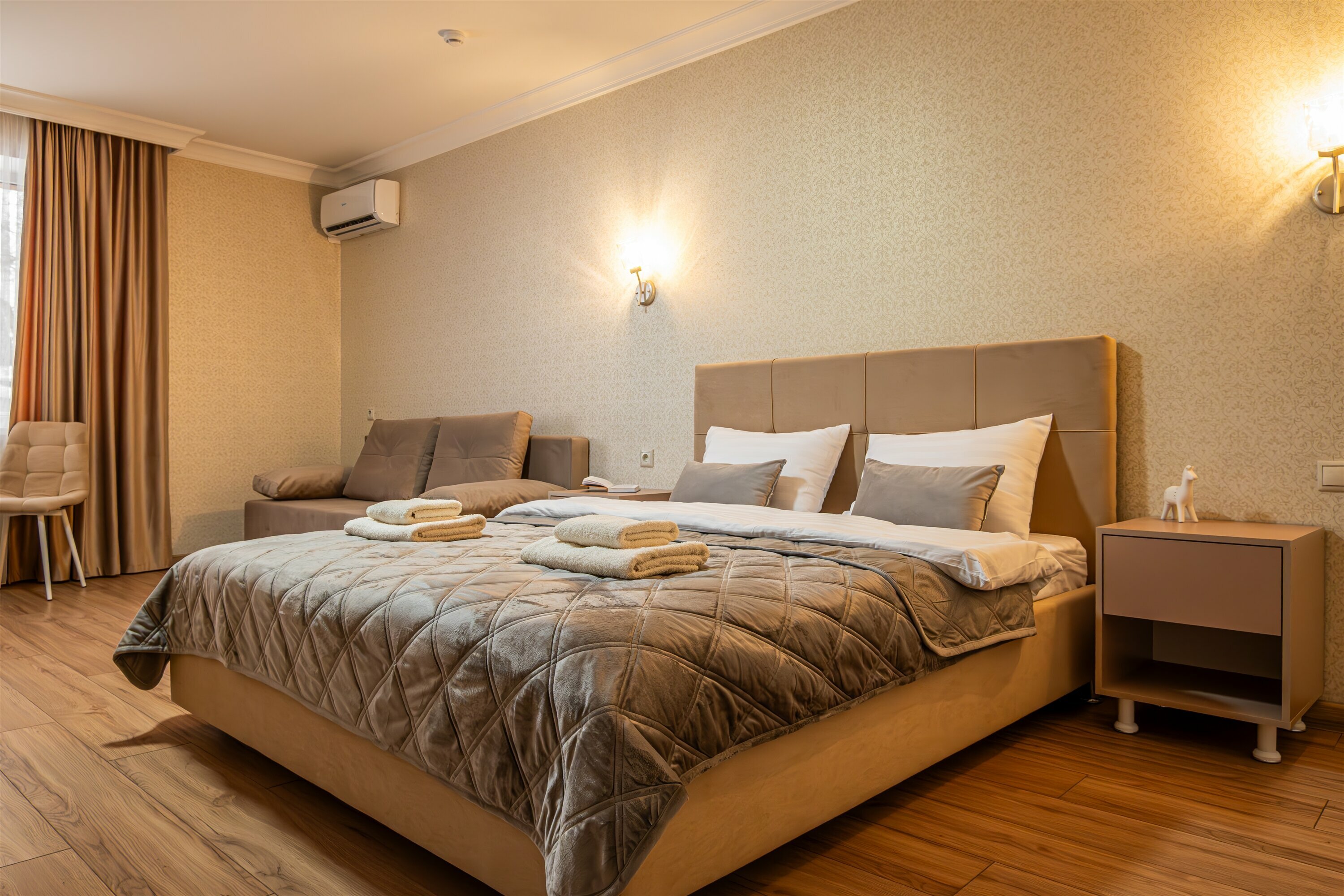 Двухместный номер с 1 кроватью и собственной ванной комнатой