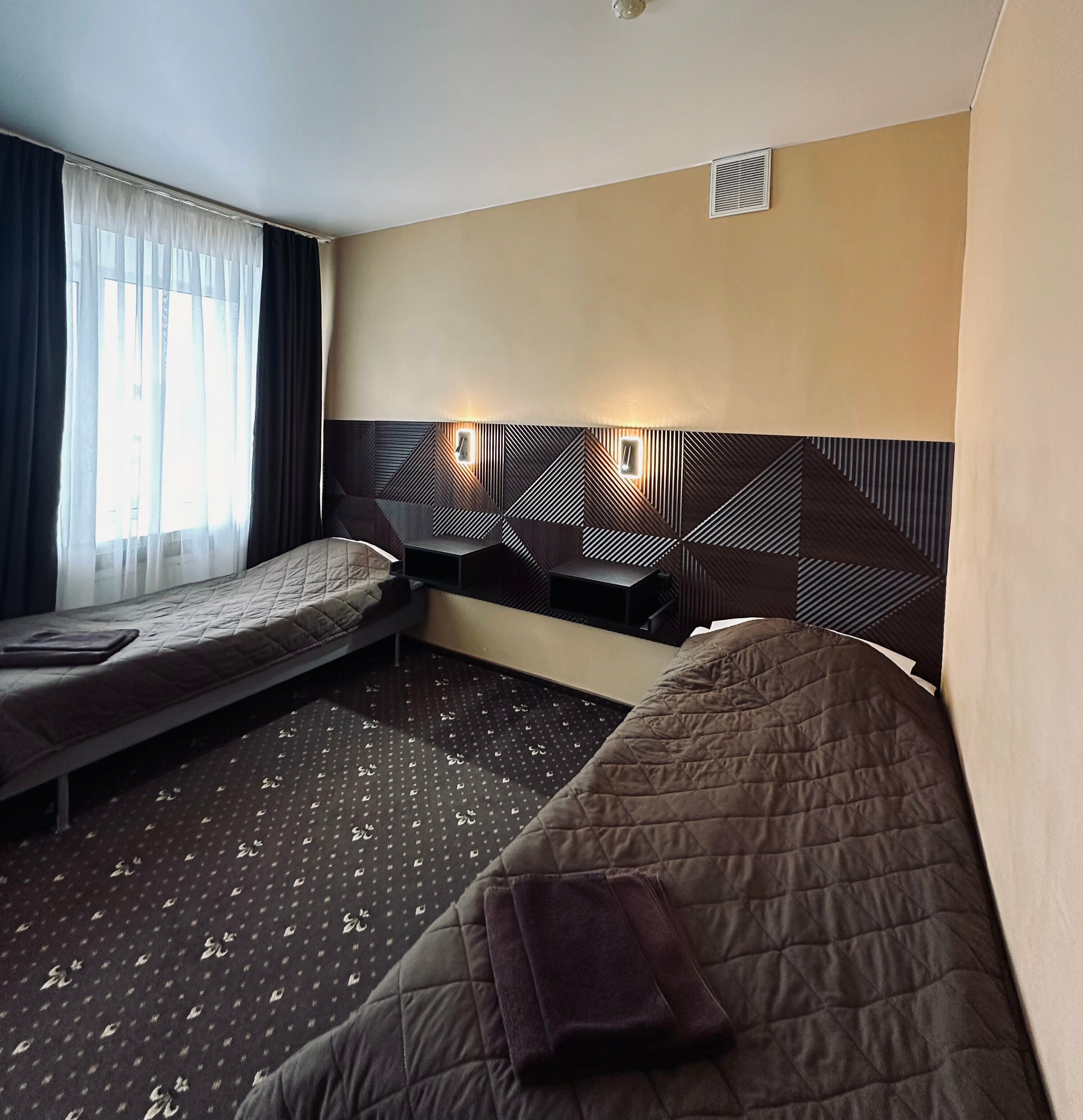 Двухместный номер с 2 отдельными кроватями, вид на город