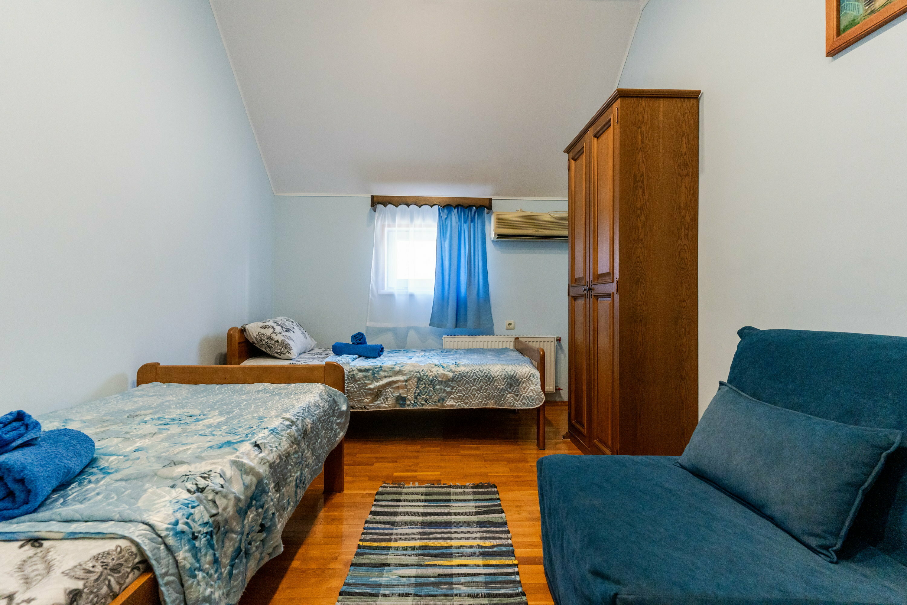 Семейный двухкомнатный с балконом