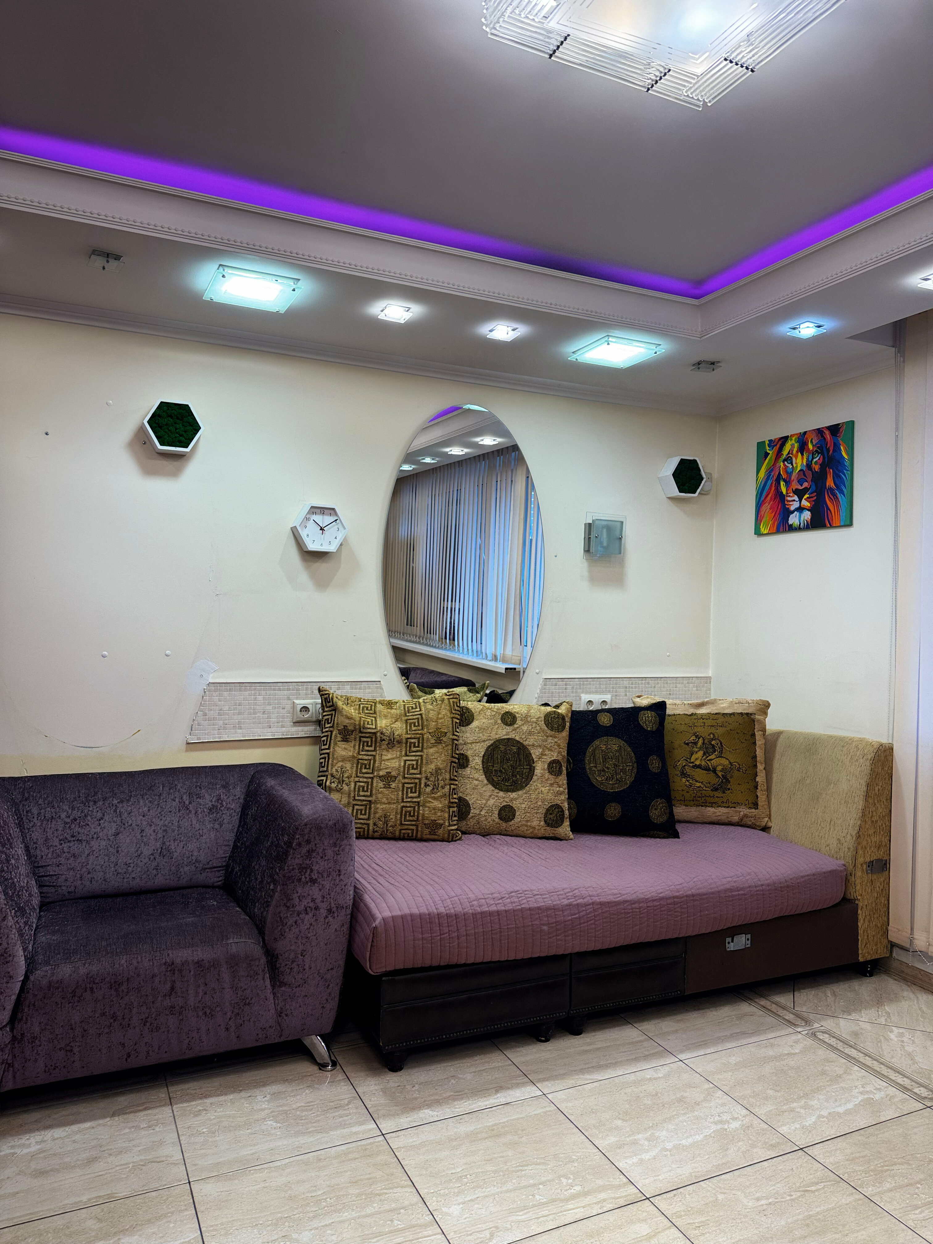 Двухместный номер с 1 кроватью и балконом