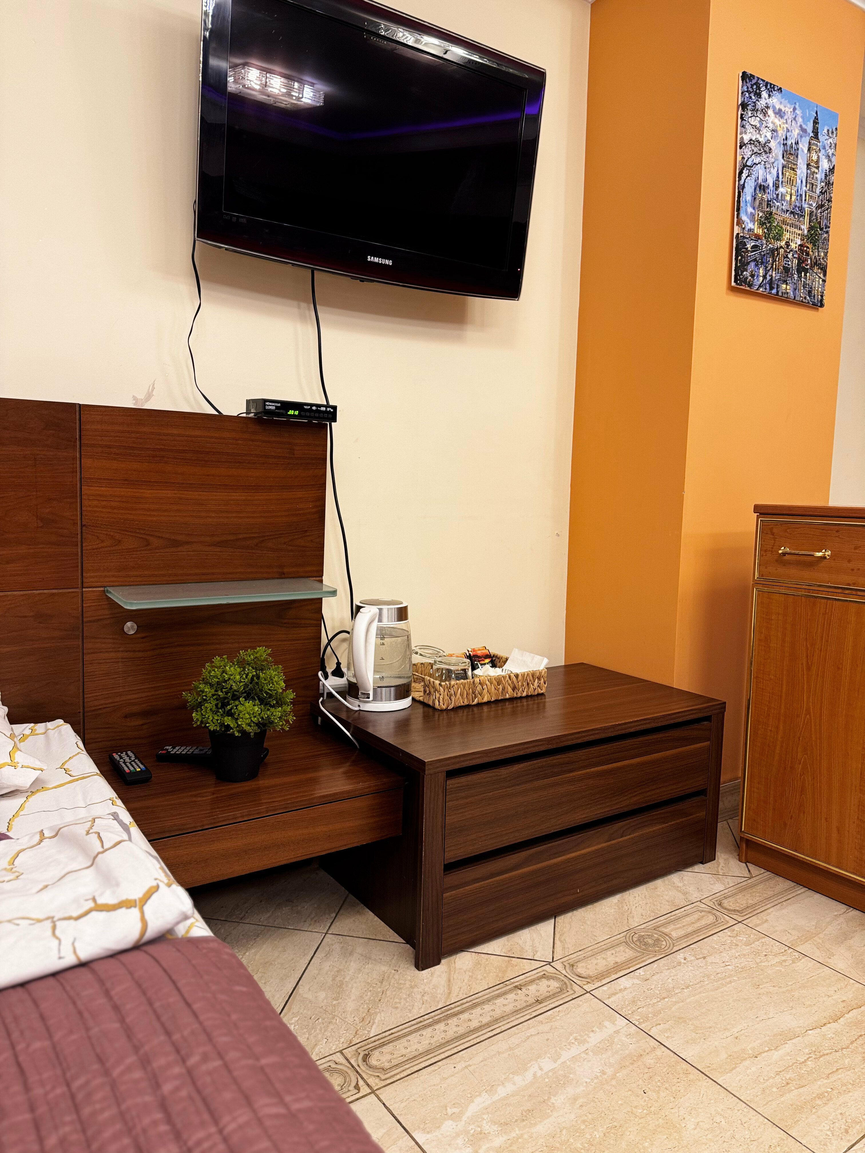 Двухместный номер с 1 кроватью и балконом