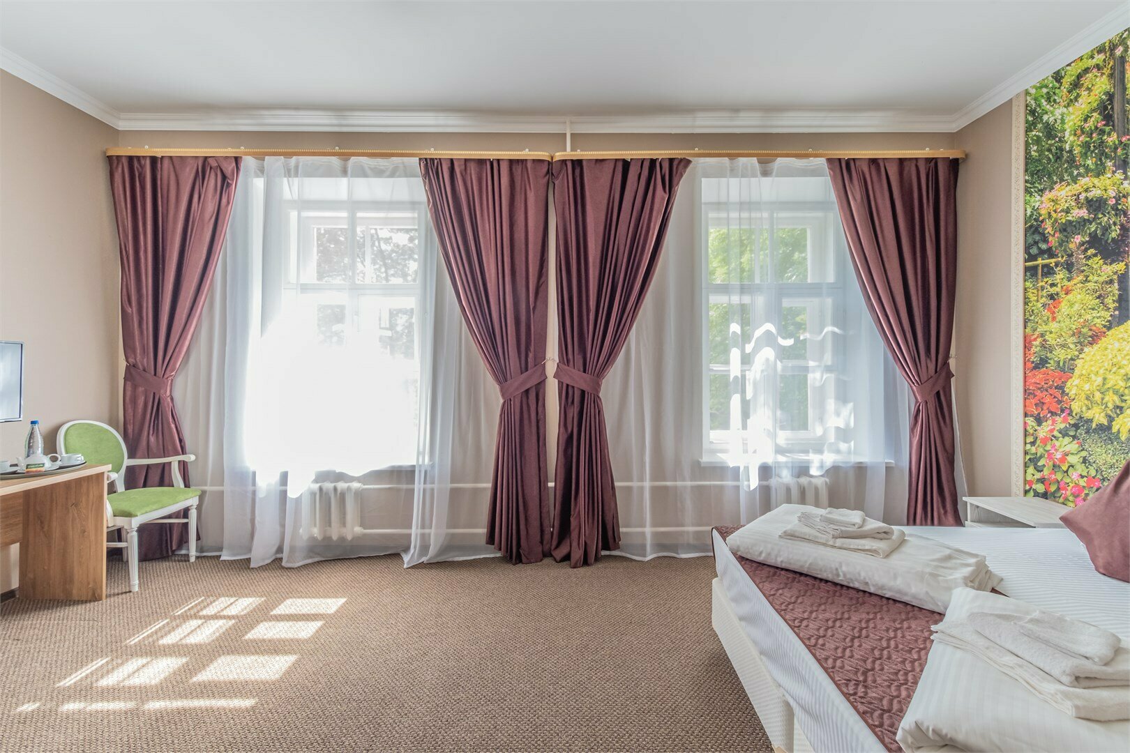 Большой двухместный номер с 1 кроватью или 2 отдельными кроватями