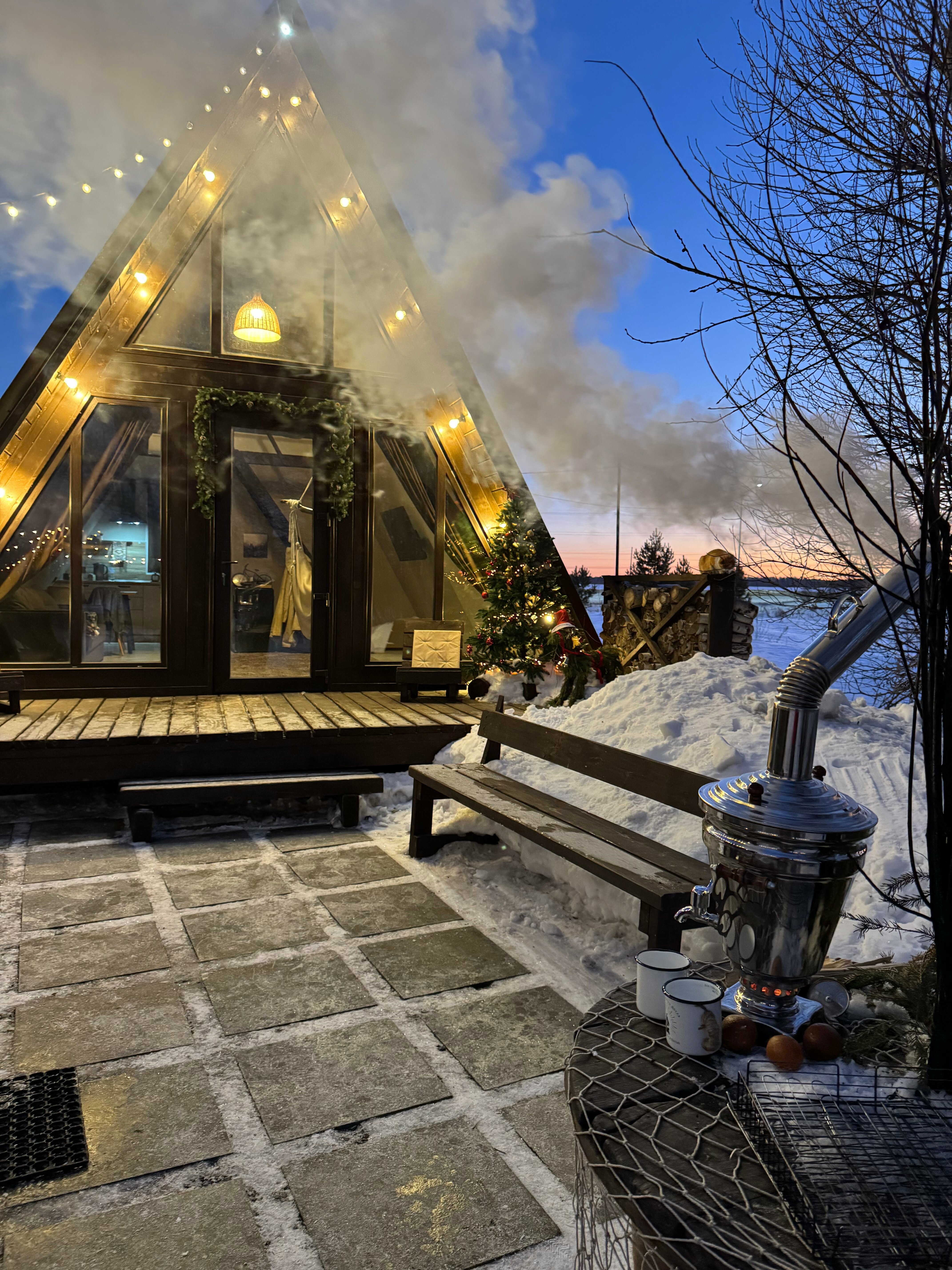 Двухуровневый четырехместный номер