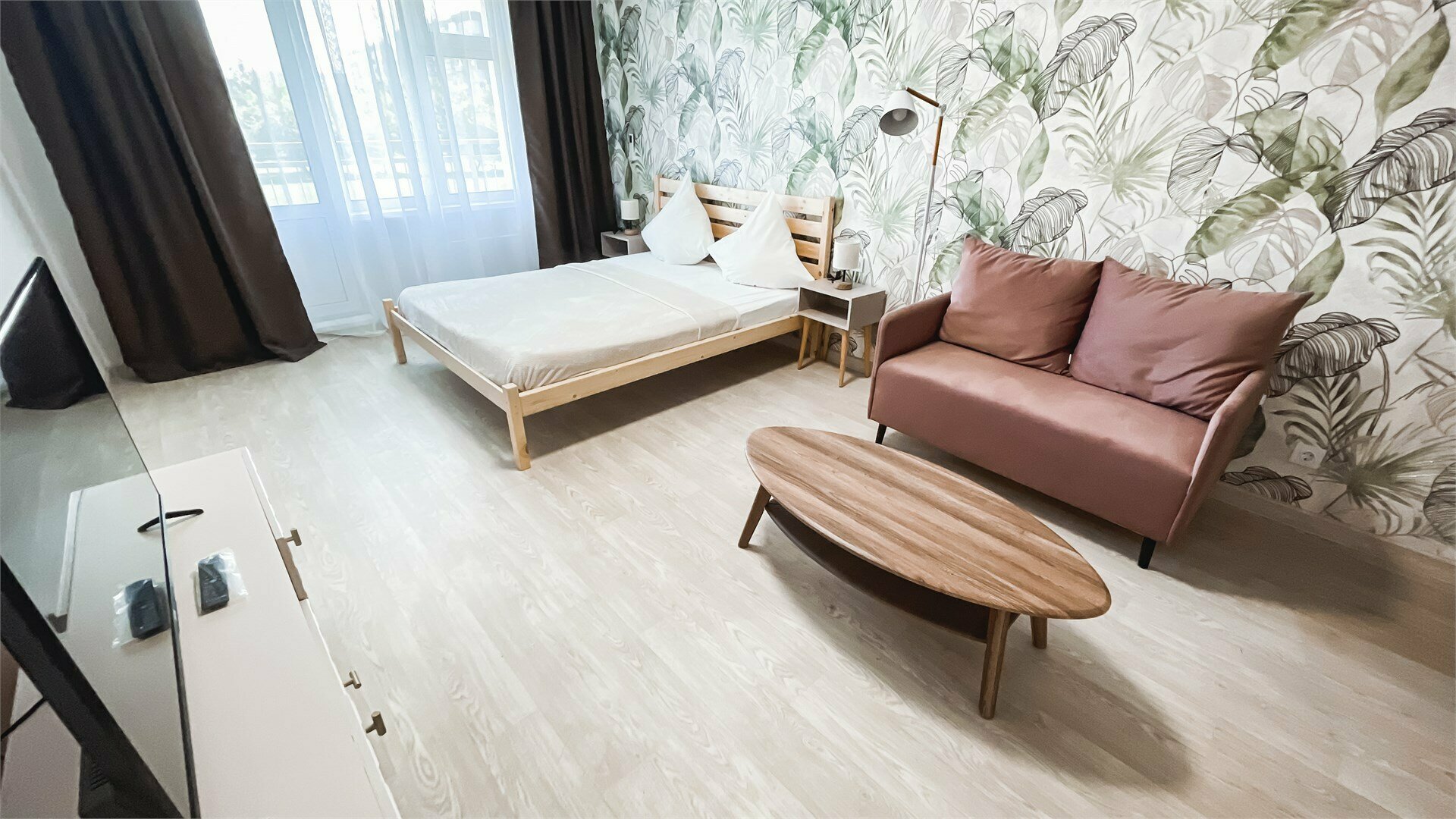 Двухместный номер Делюкс с 1 кроватью и балконом