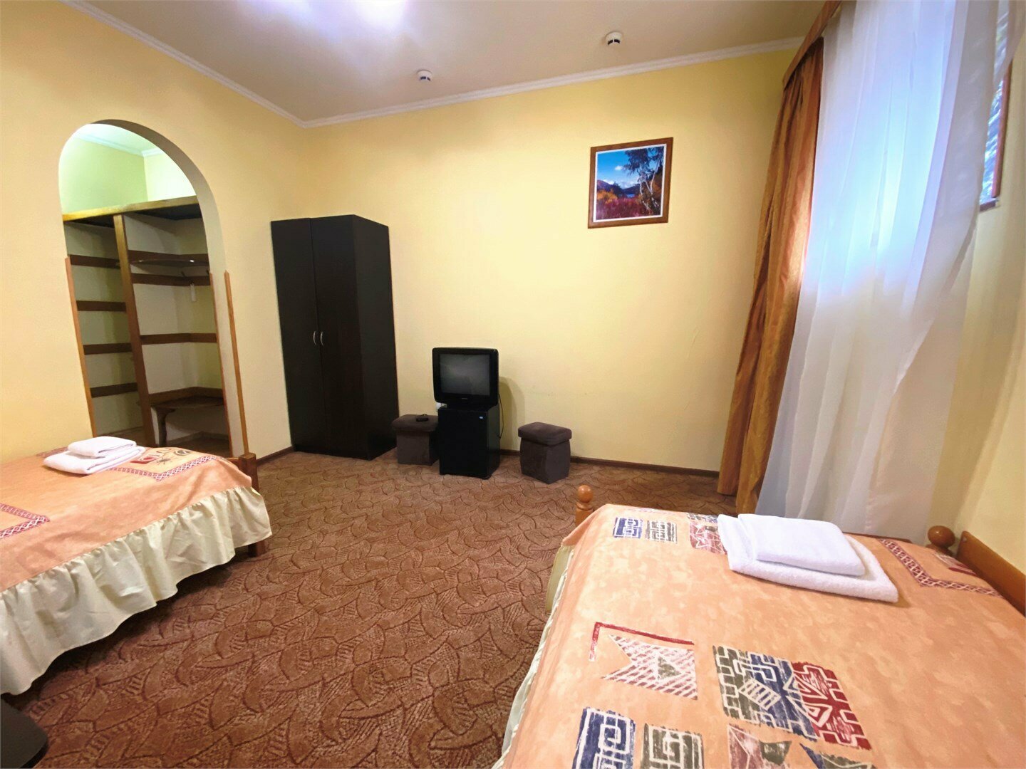 Двухместный номер с 1 кроватью или 2 отдельными кроватями