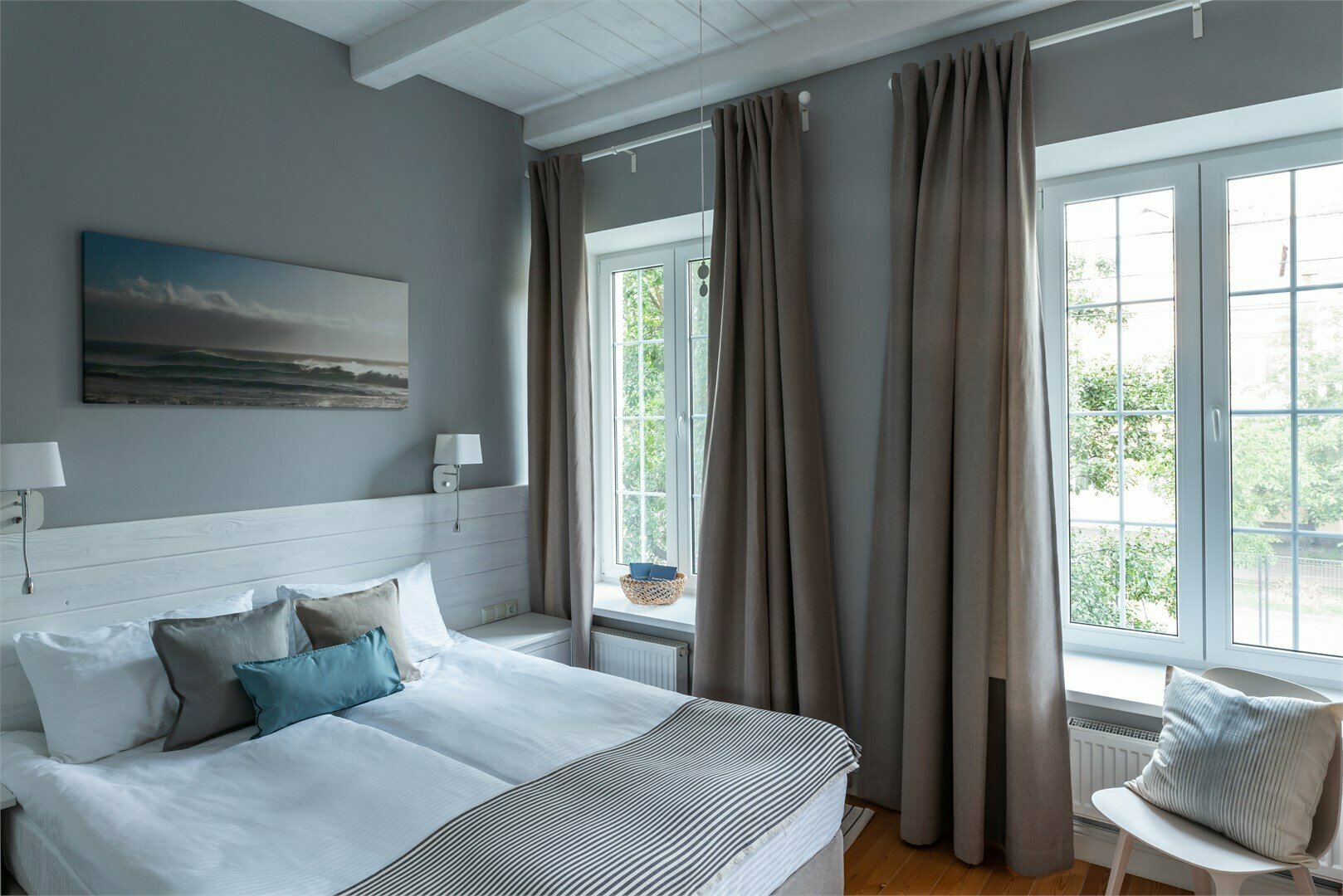 Двухместный стандартный номер с 1 или 2 отдельными кроватями.