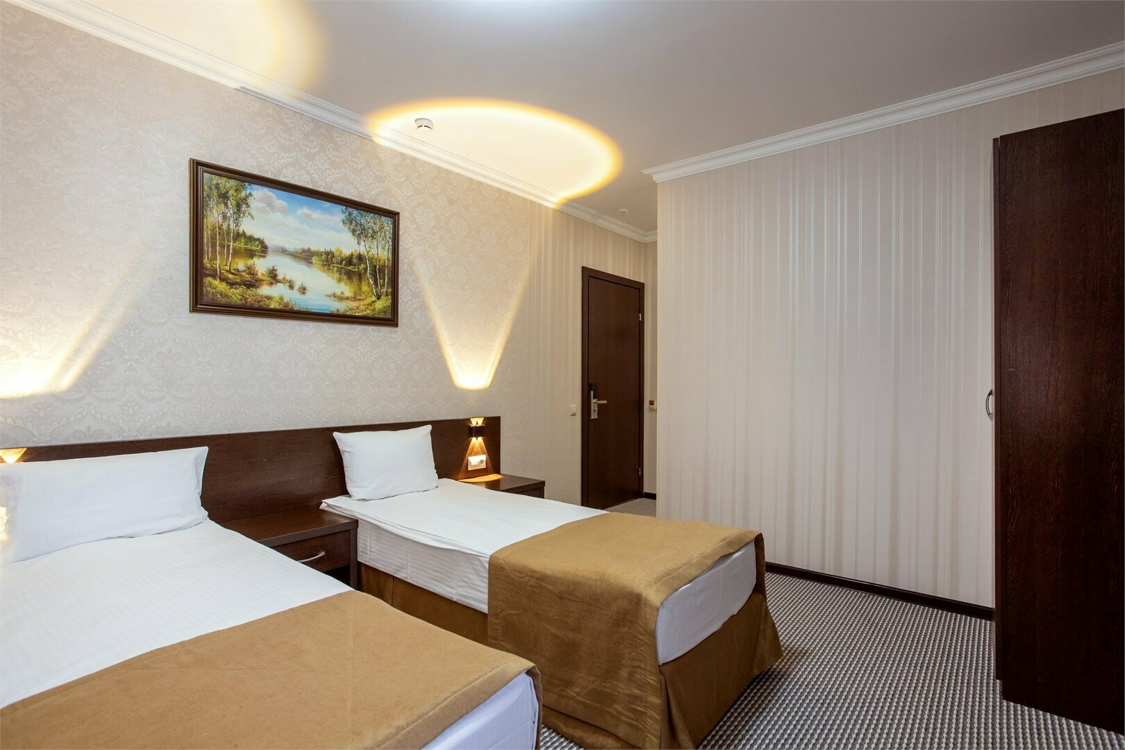 Стандарт с двумя односпальными или одной двуспальной кроватью