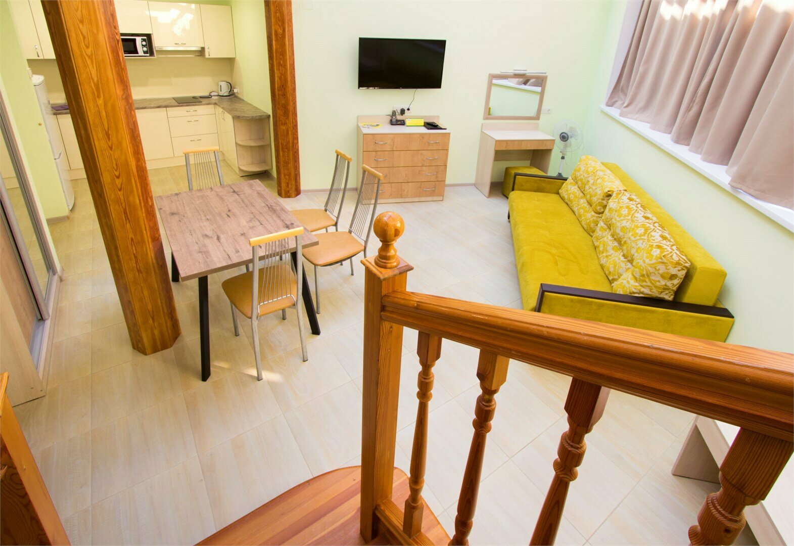 Апартаменты №10 с сауной и кухней