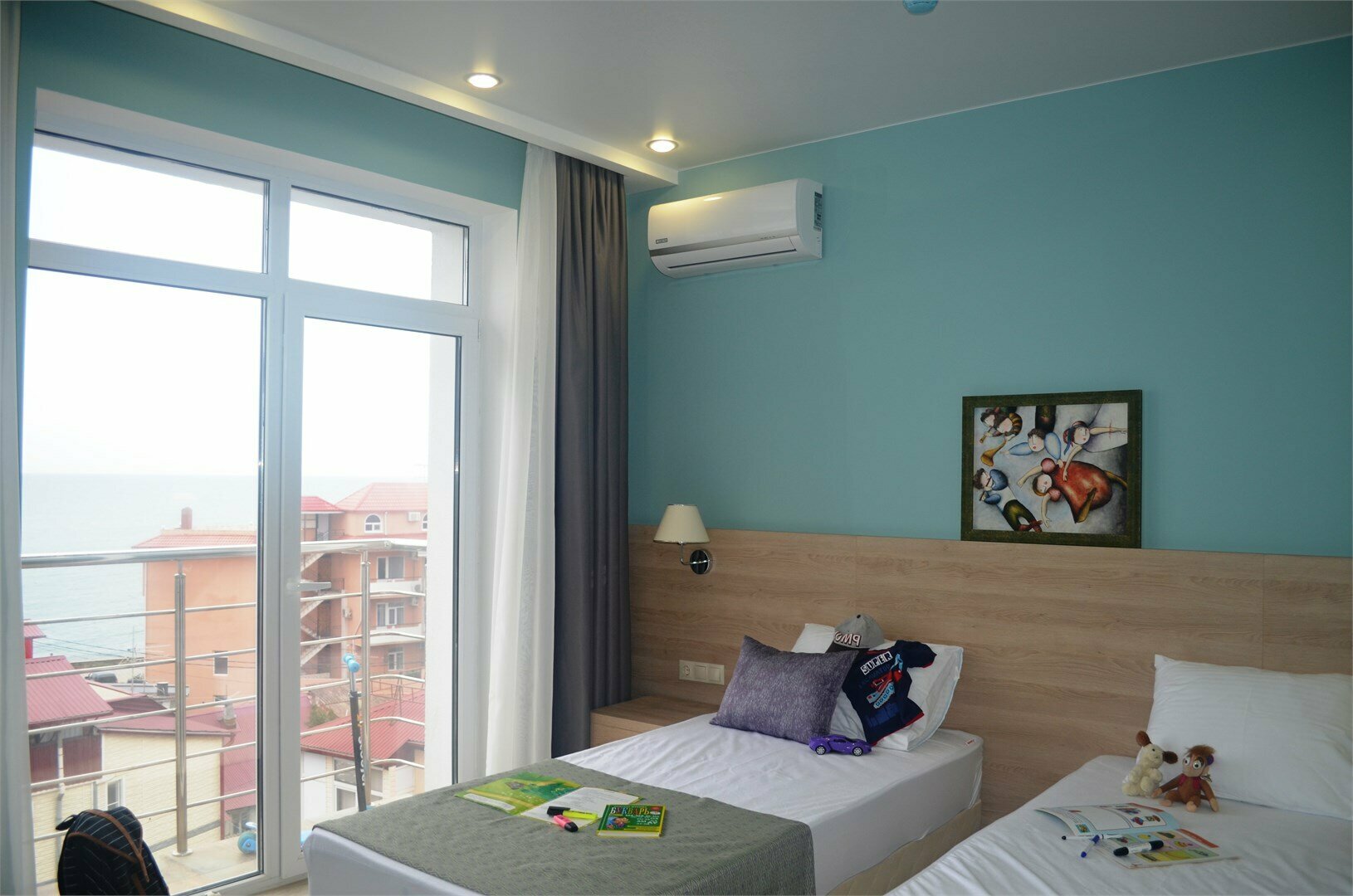 Апартаменты с двумя спальнями с видом на море