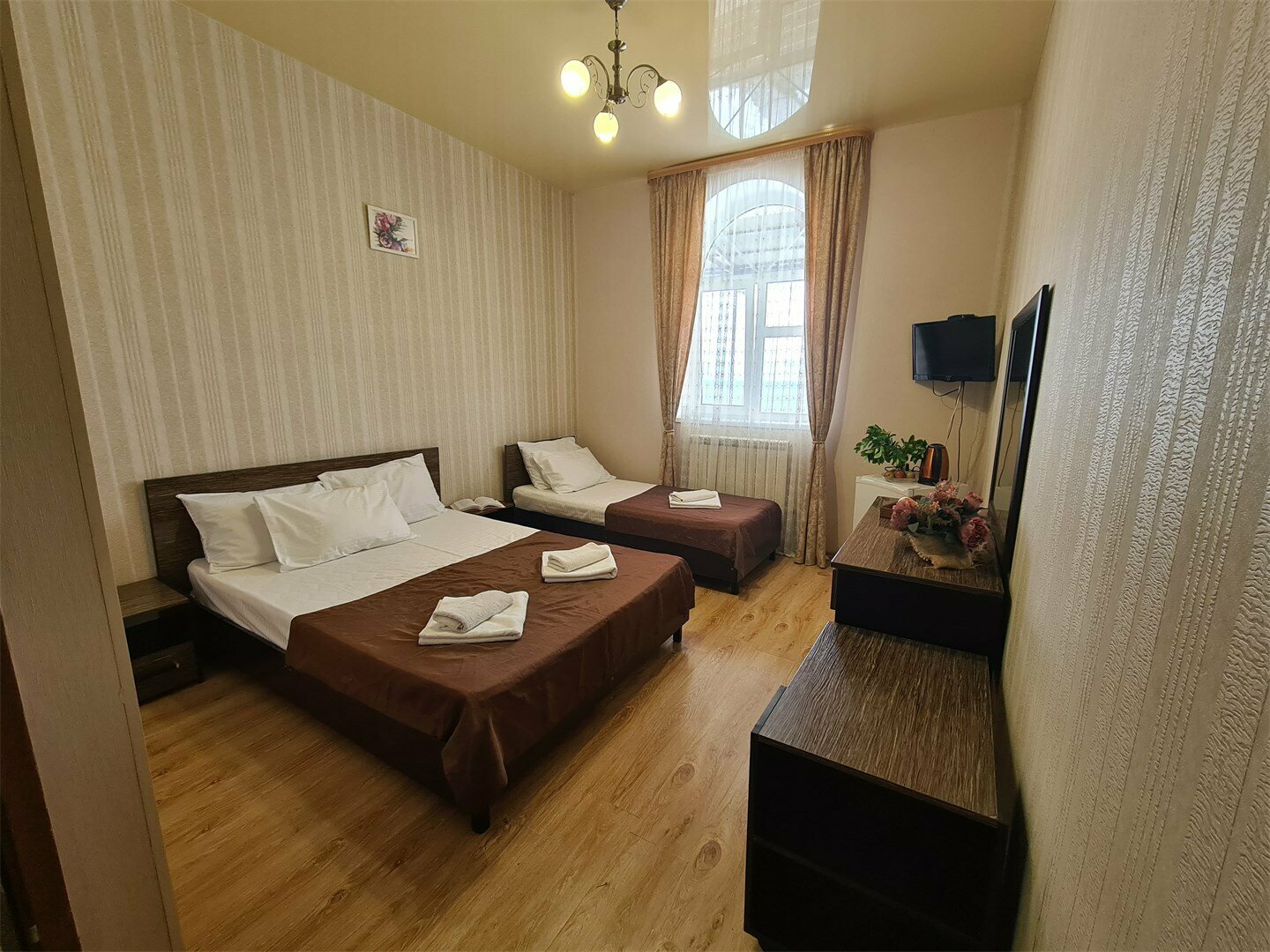 Стандартная трехместная комната с видом на море