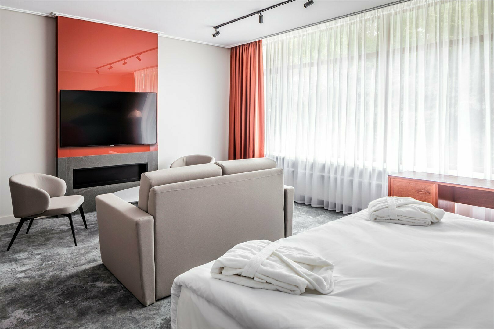 Номер Suite Deluxe SPA, с 2 санузлами - с 2 двуспальными кроватями