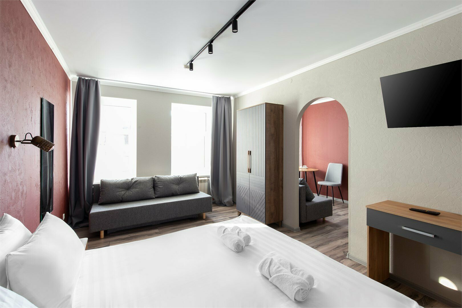 Семейный номер с мини-кухней