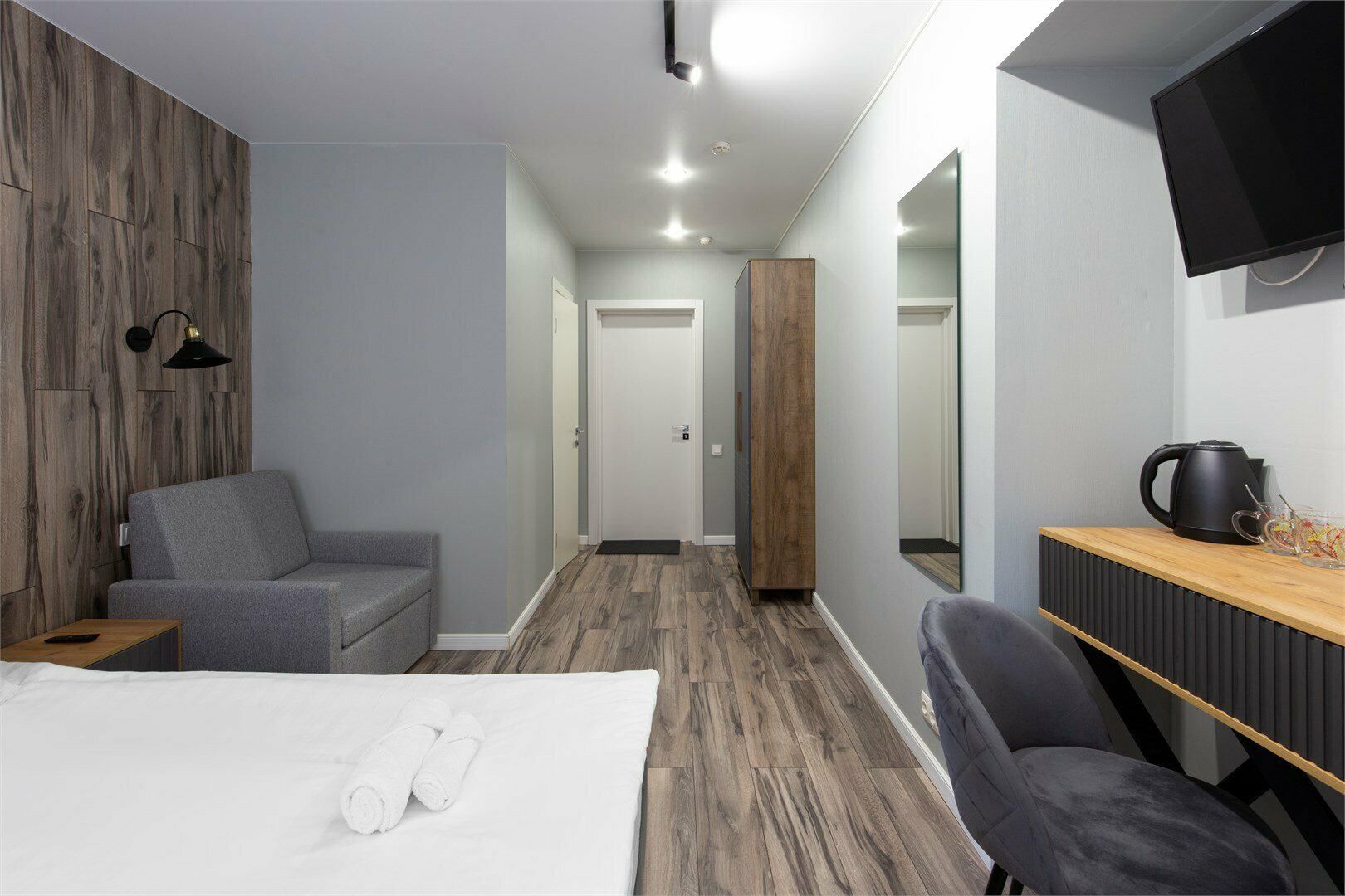 Стандартный номер с одной большой или двумя раздельными кроватями