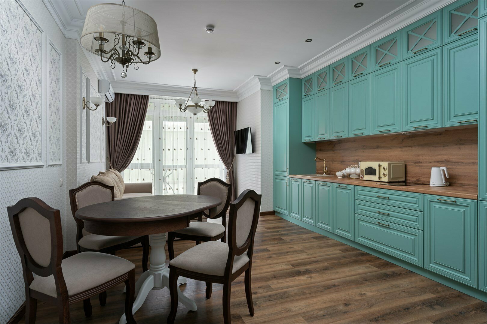 Апартамент с 2 спальнями с террасой