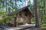 Подлинная изба XIX века «Дом У ручья». в Удивительная деревня Мандроги