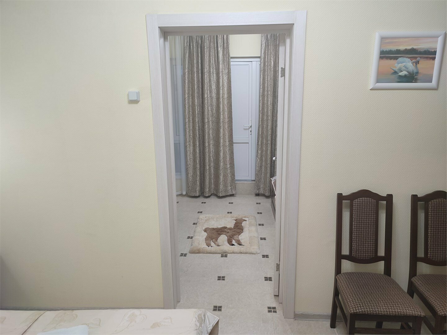 5-ти местный семейный двухкомнатный первый этаж