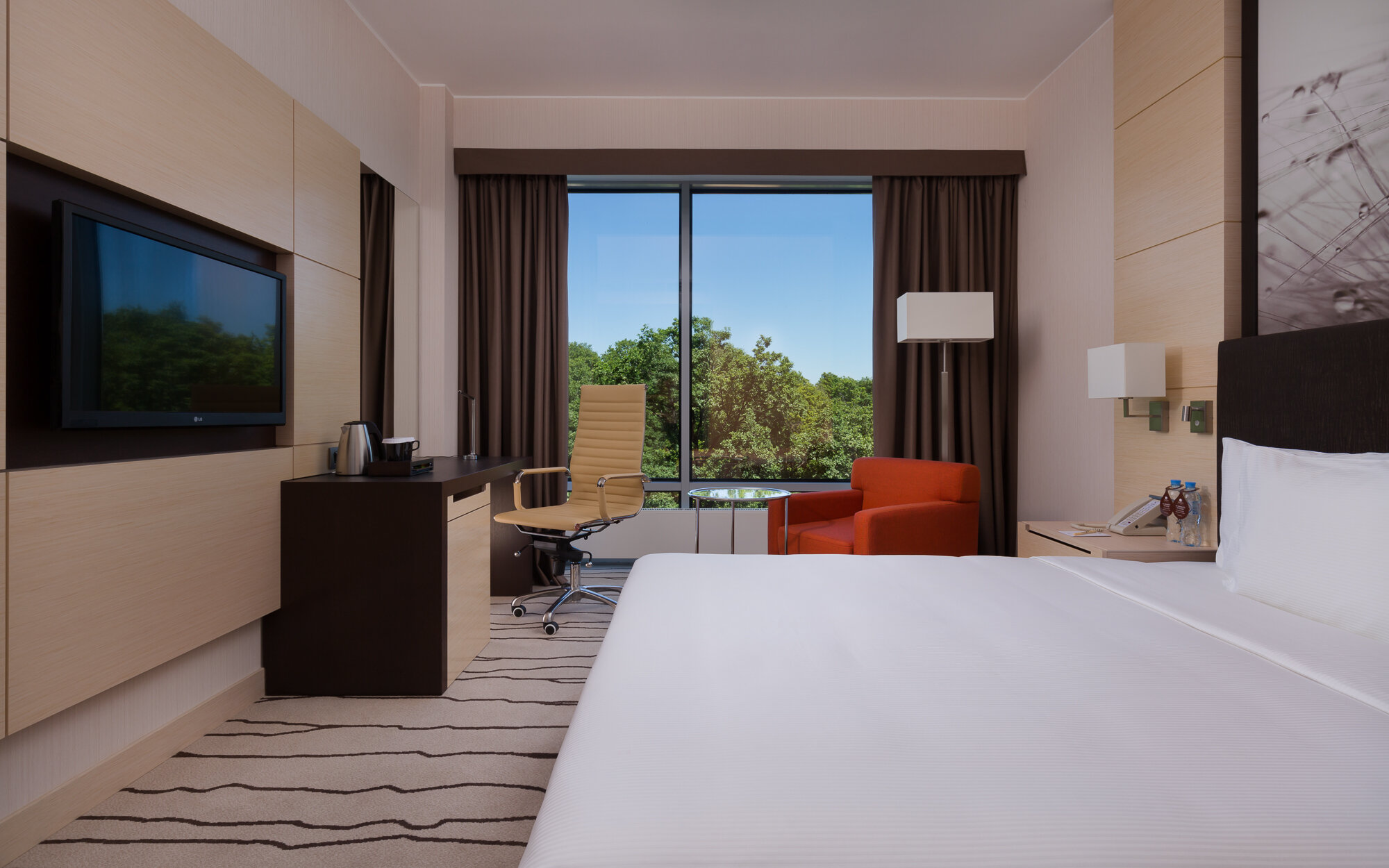 Номер с кроватью queen-size и видом