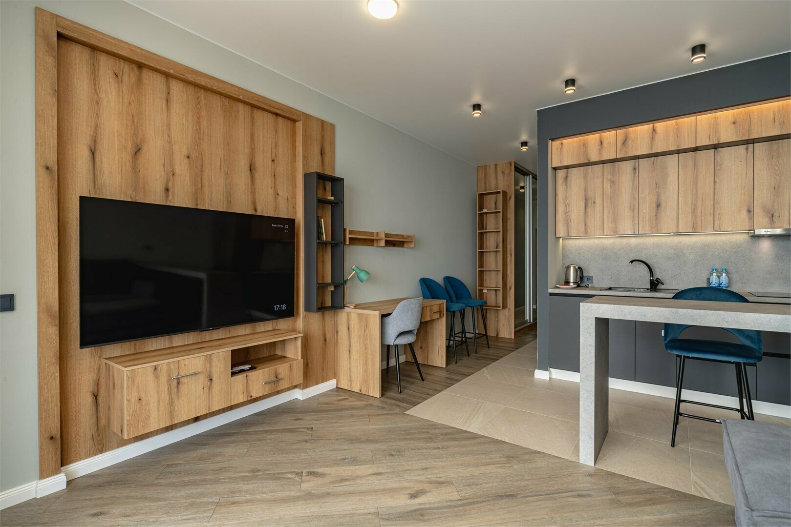 Апартаменты с 1 спальней