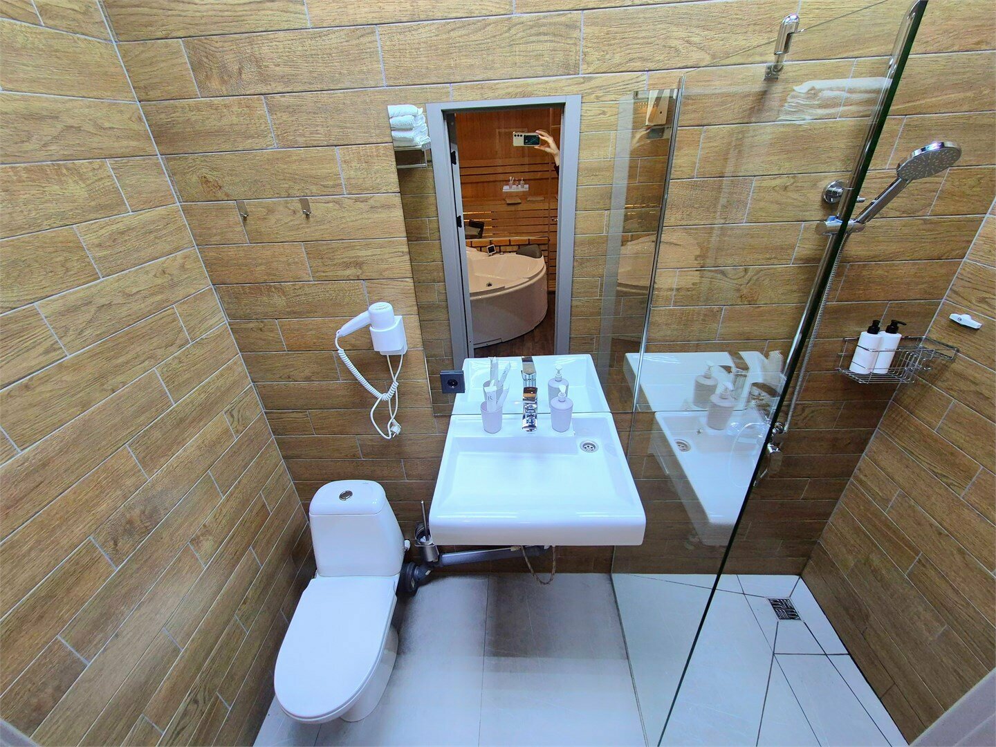 Апартаменты Трехместные с сауной