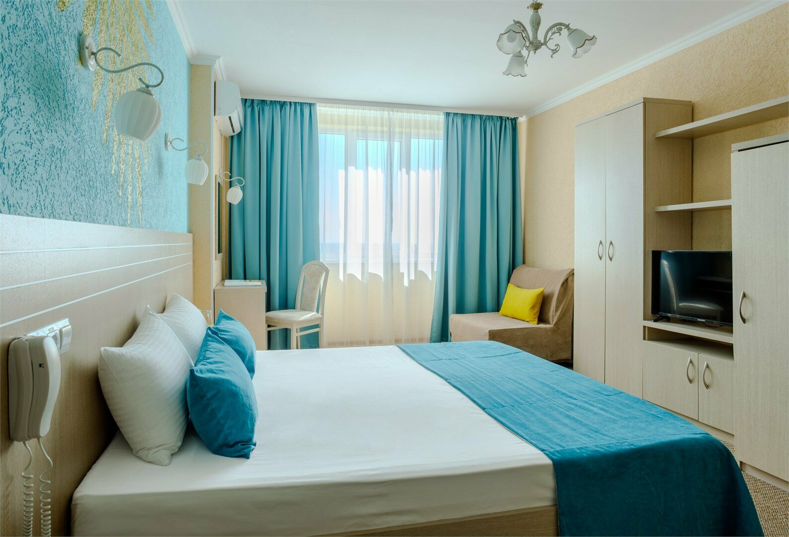 Студия 2-местный 1-комнатный