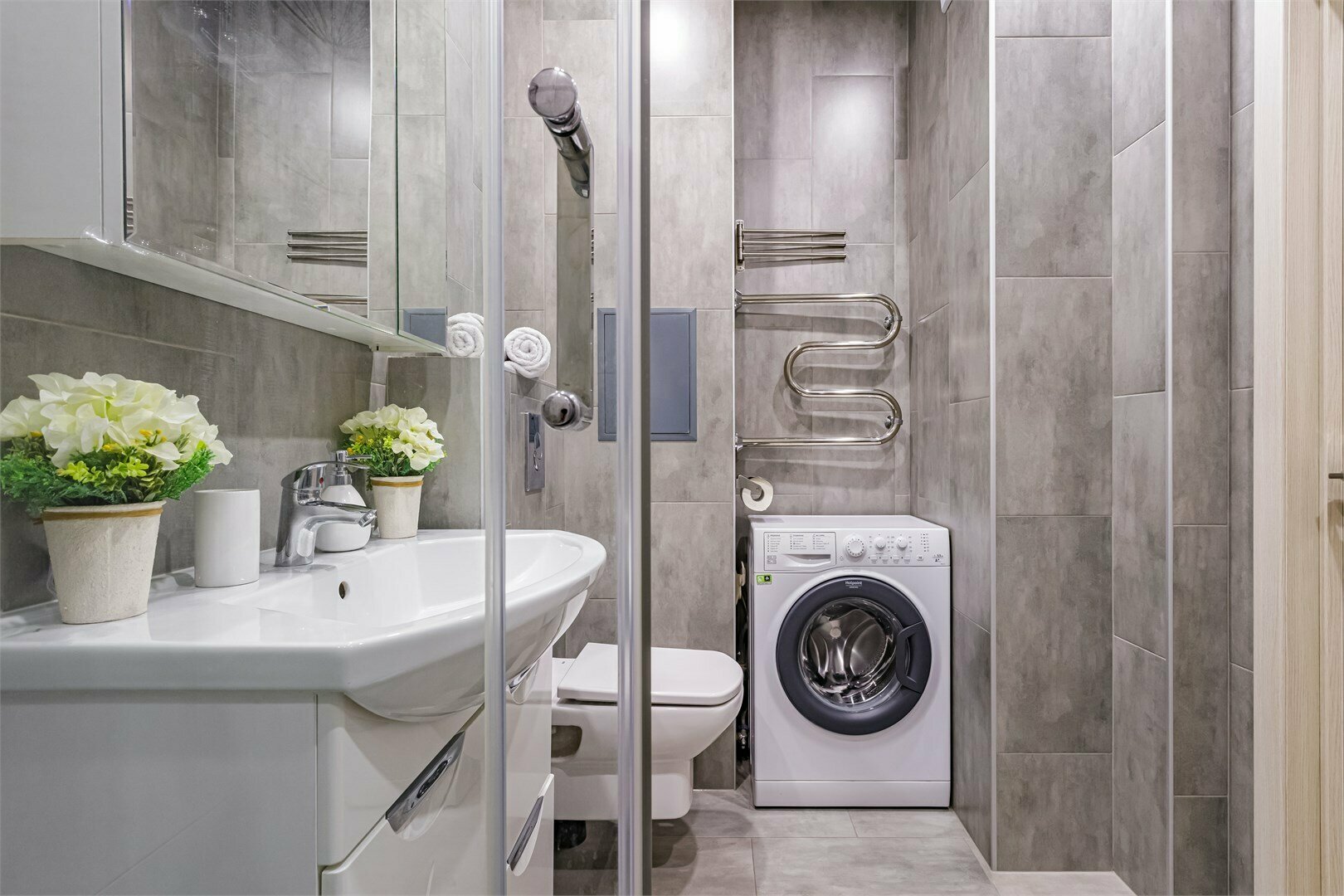 Апартаменты с видом на город на высоком этаже 54