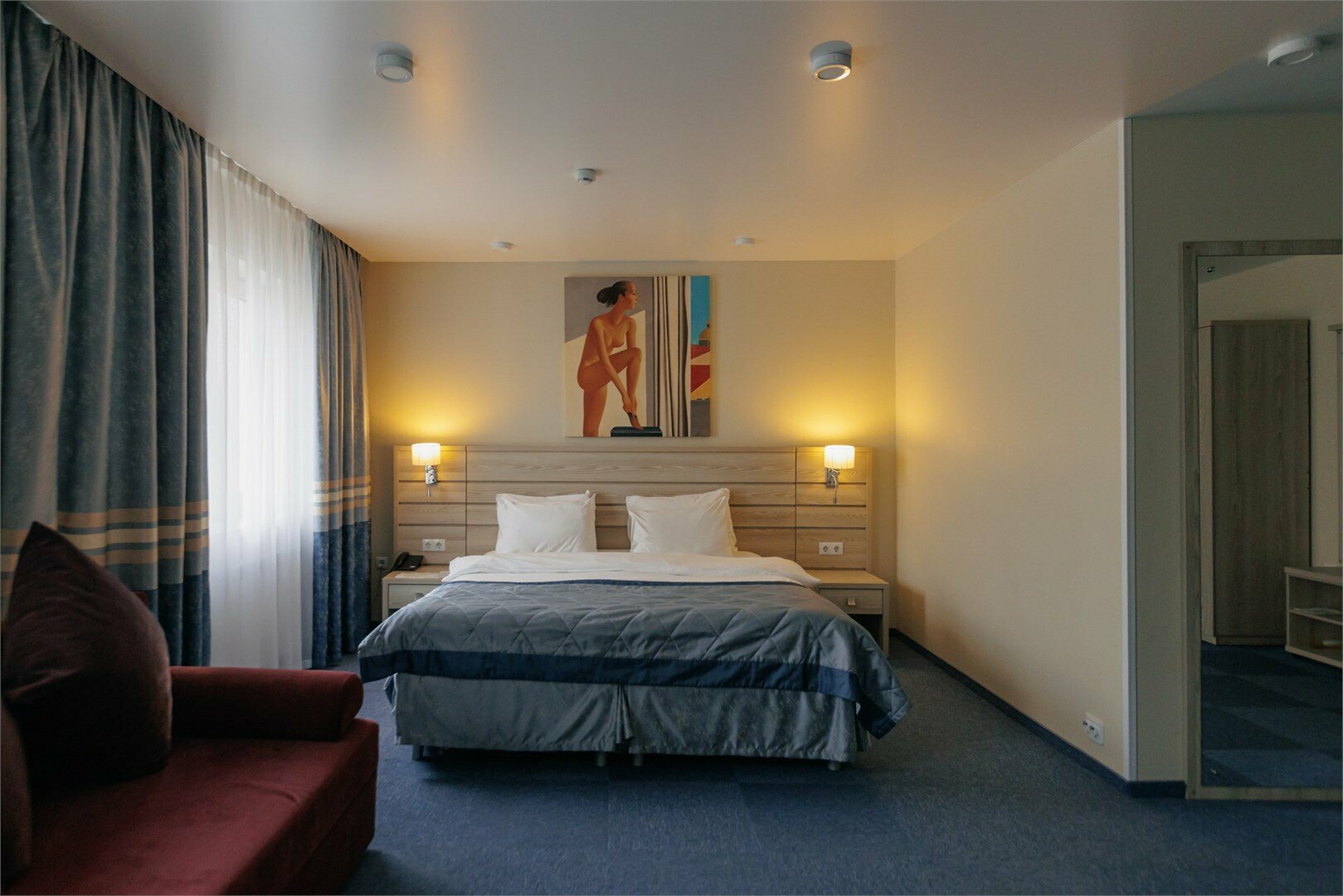 Улучшенный двухместный номер Делюкс с 1 кроватью или 2 отдельными кроватями