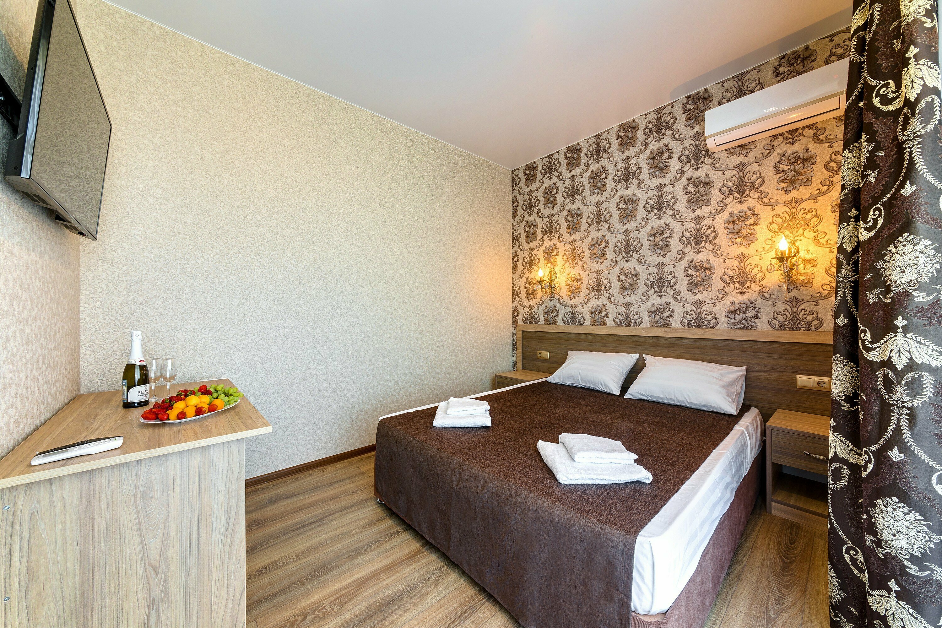 Двухместный номер с 1 кроватью и балконом