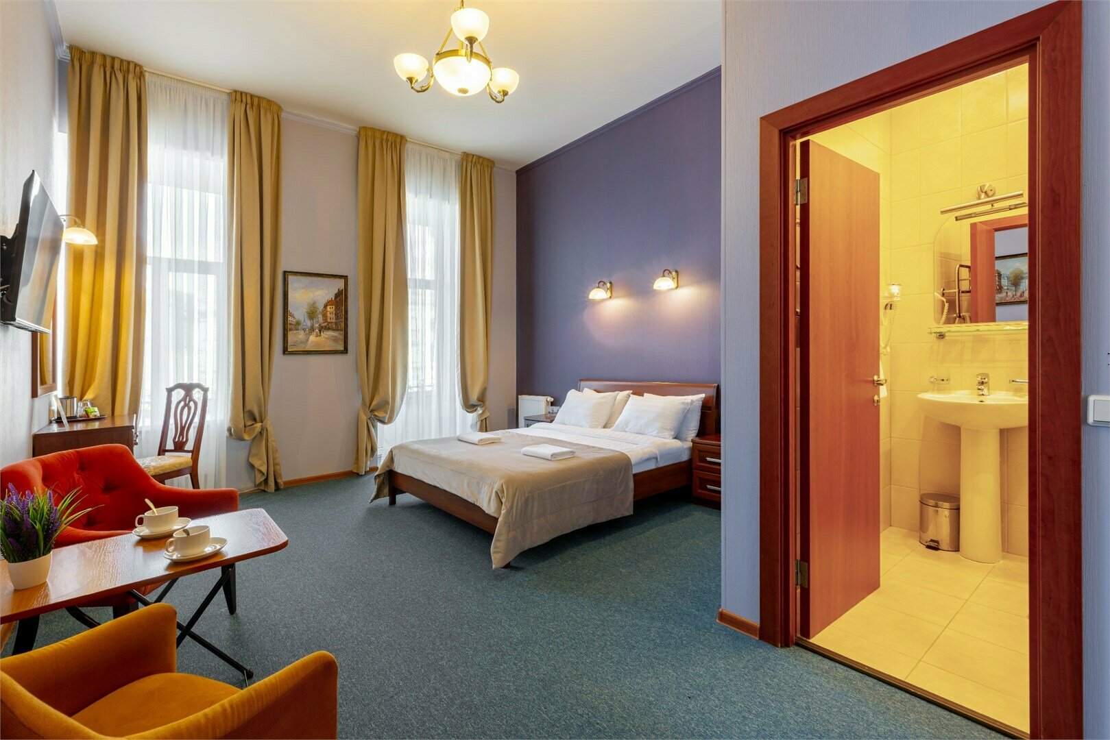 Делюкс с балконом и видом на набережную