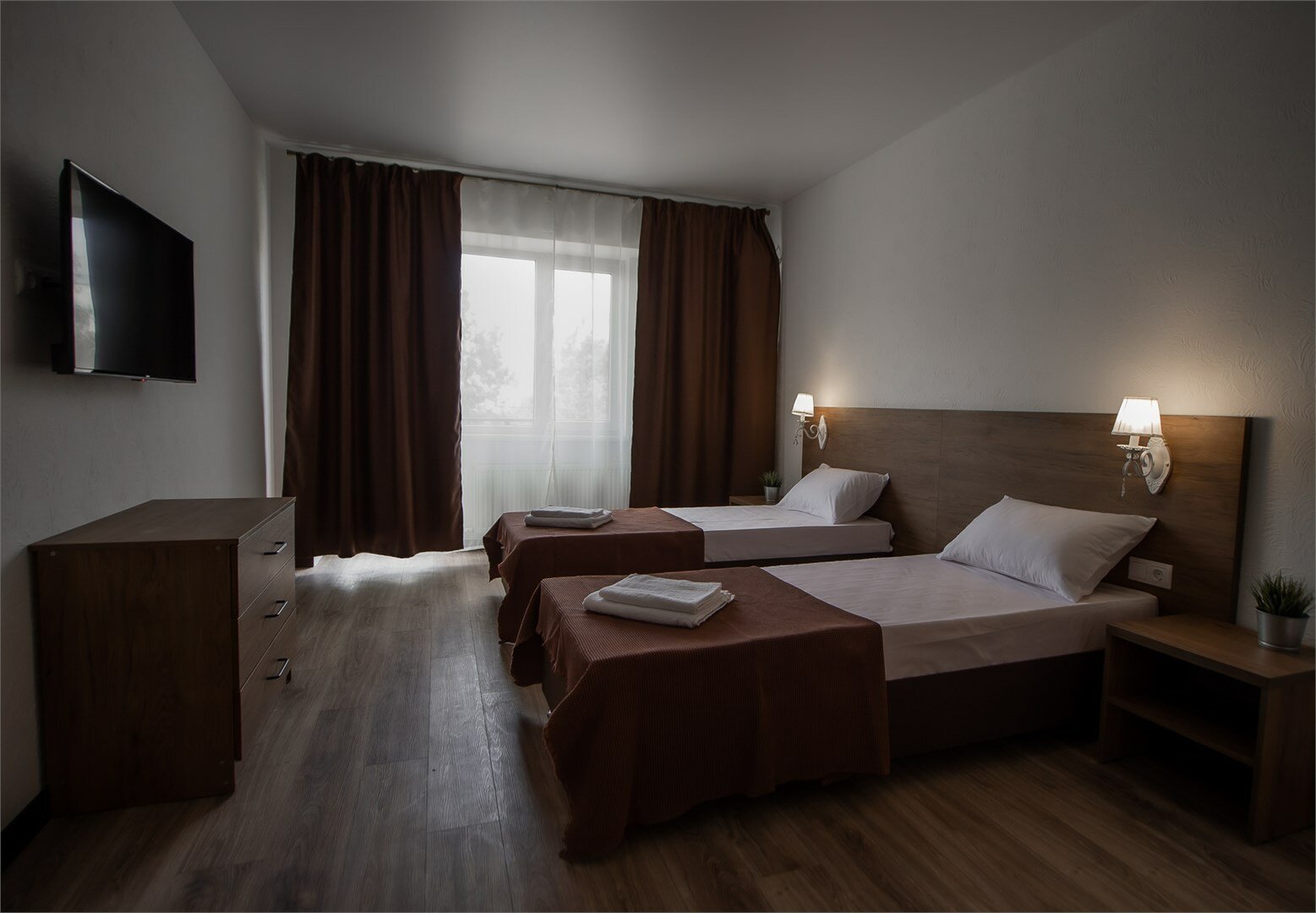 Апартаменты с 2мя спальнями