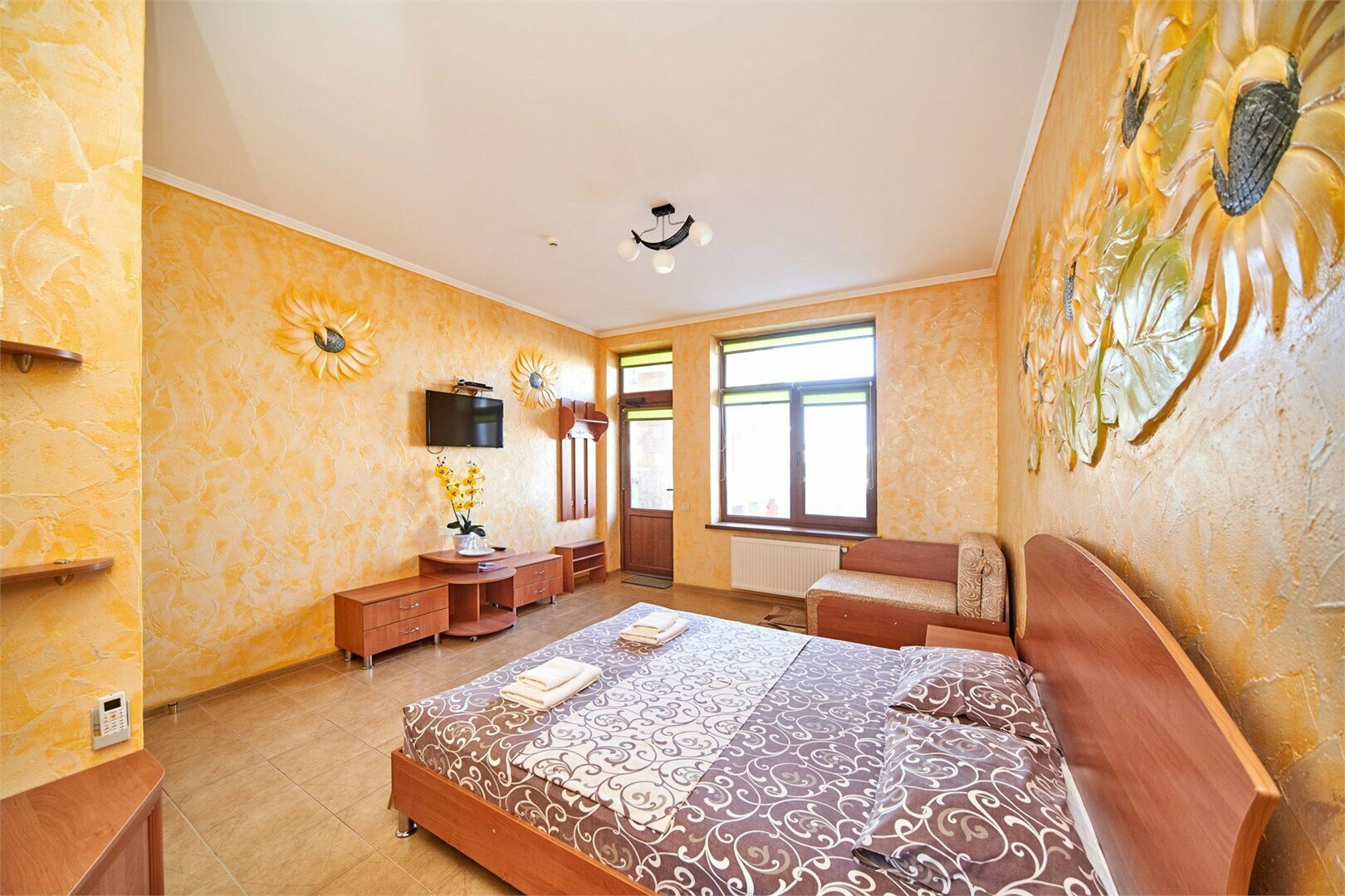 Двухместный номер с 1 кроватью и видом на бассейн