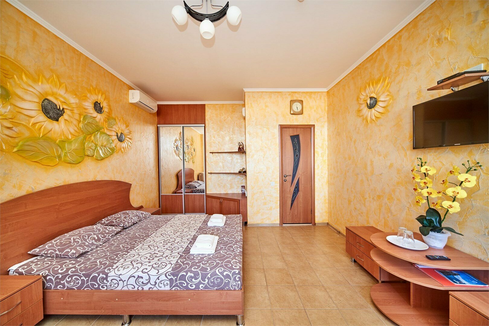 Двухместный номер с 1 кроватью и видом на бассейн