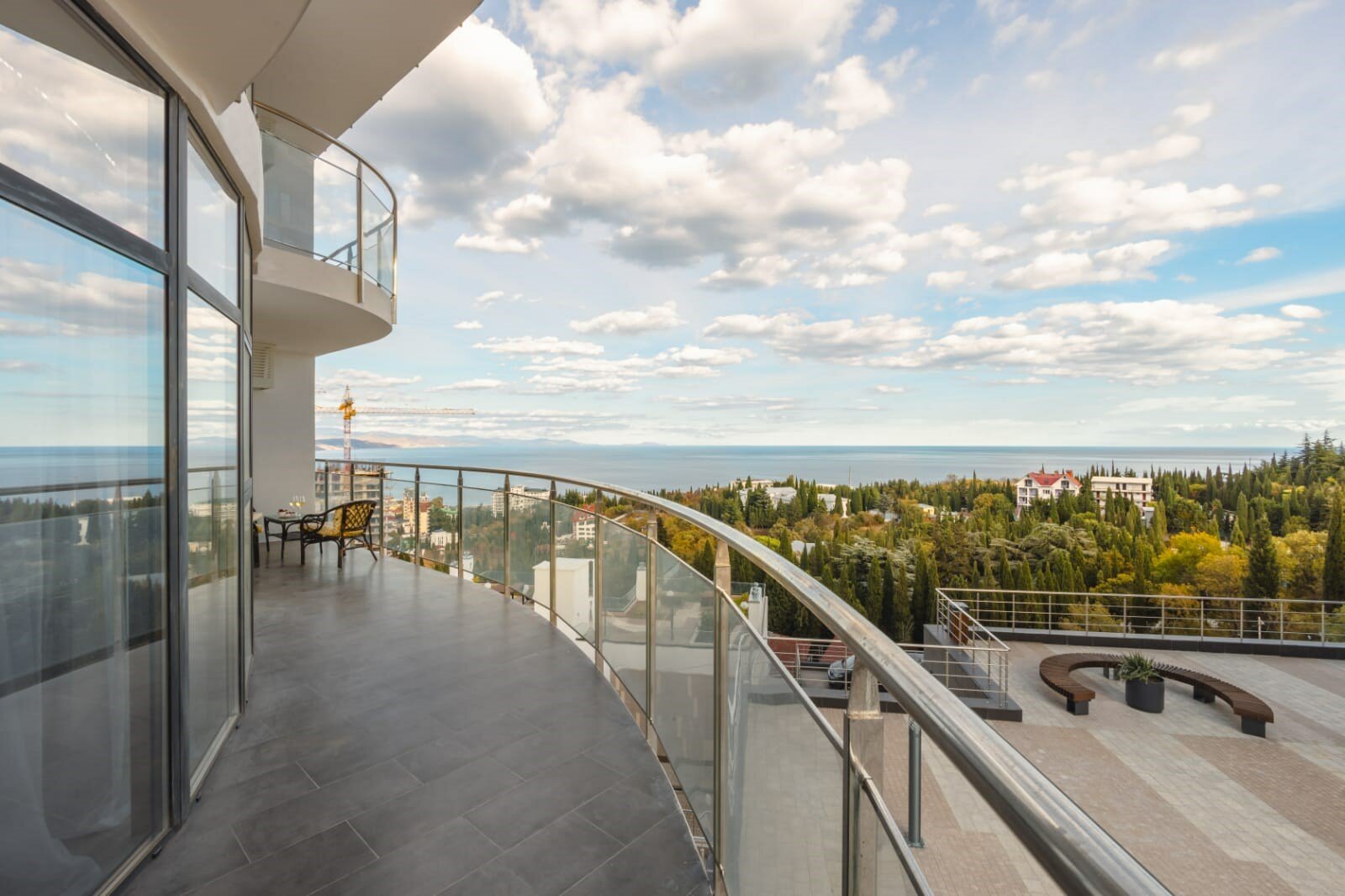 1к Апартамент Dolce Vita прямой вид на море