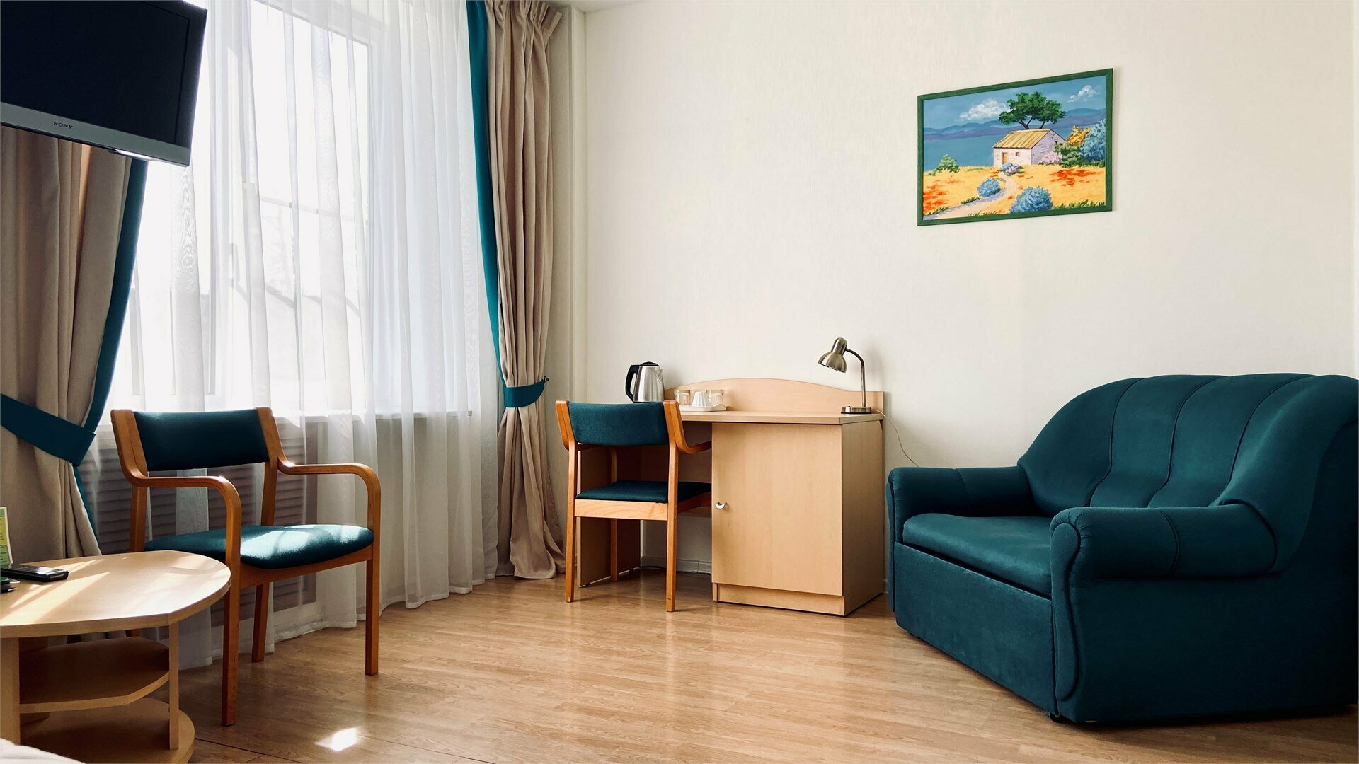 Улучшенный о одной двухспальной или двумя односпальными кроватями