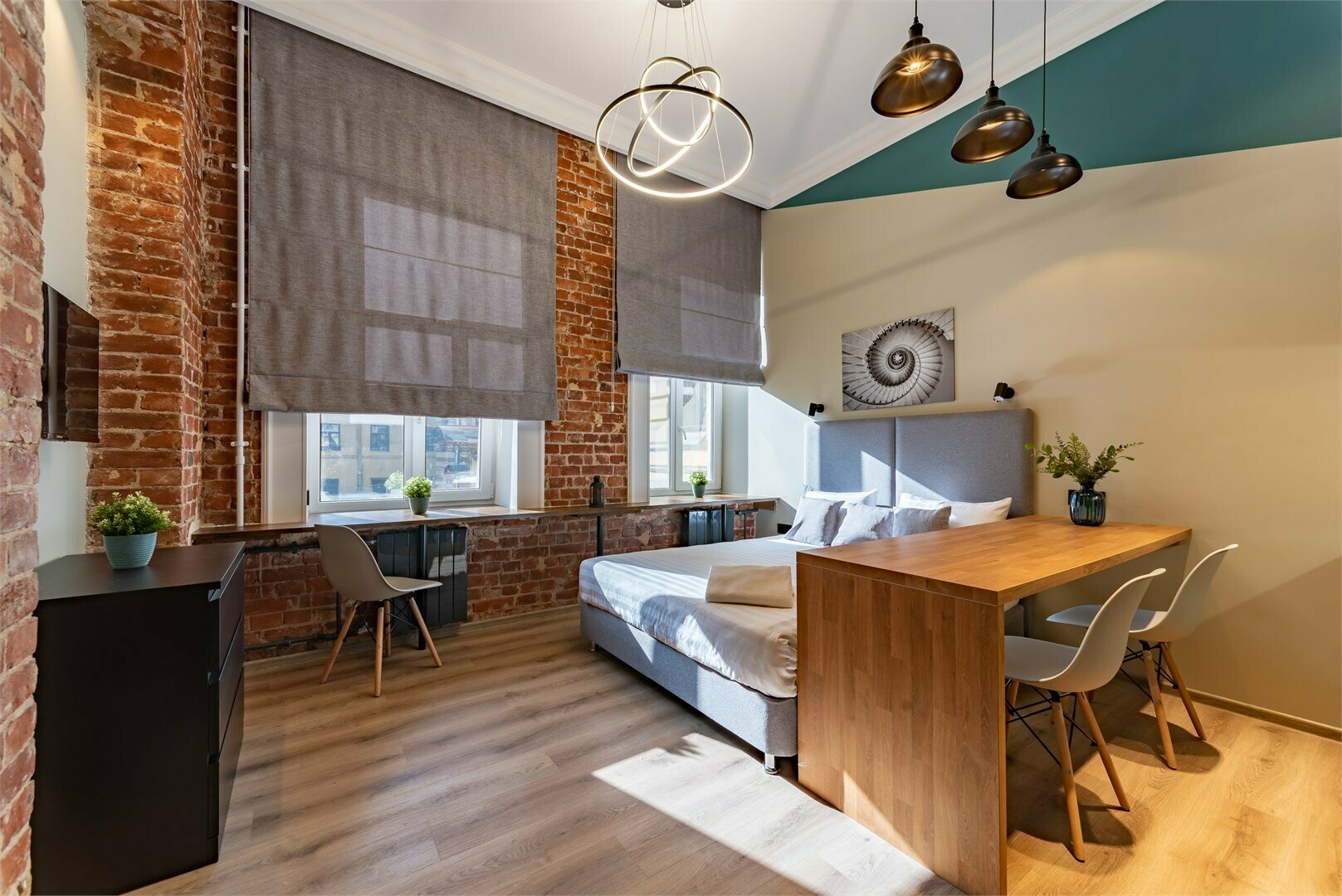 Двухуровневый четырехместный номер