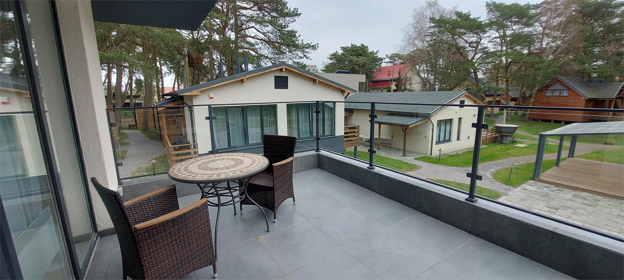 Стандартный Двухместный номер (2 кровати) с общей террасой к.Библиотека