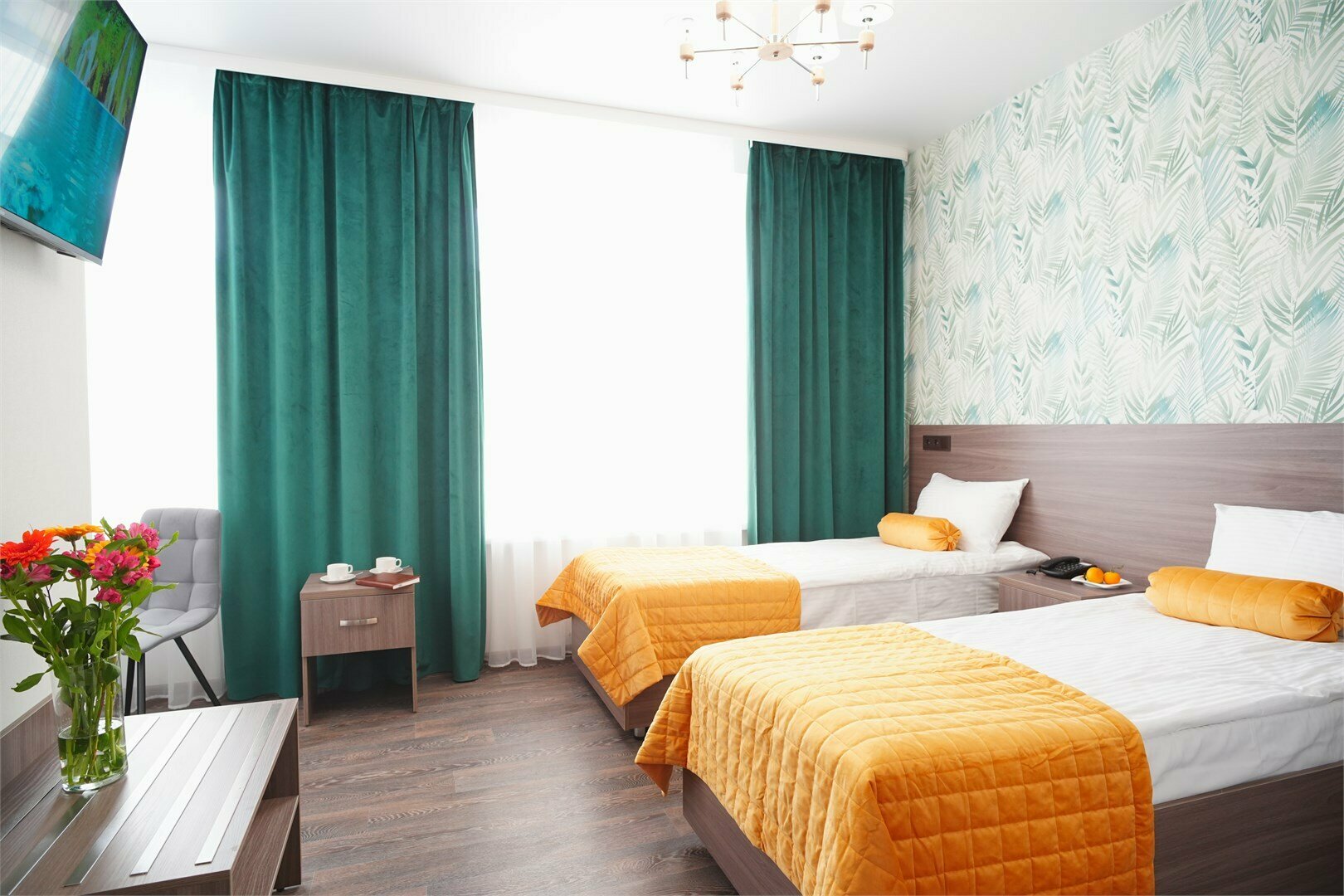 Комфорт с 1 двуспальной кроватью или 2-мя односпальными