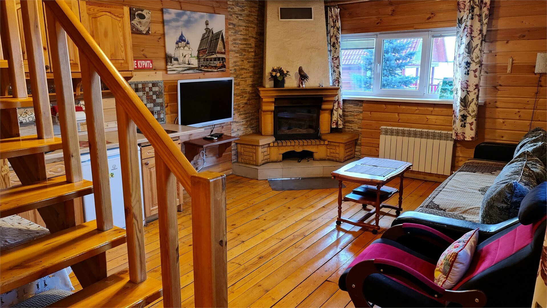 Двухуровневые аппартаменты ЛЮКС с камином и джакузи