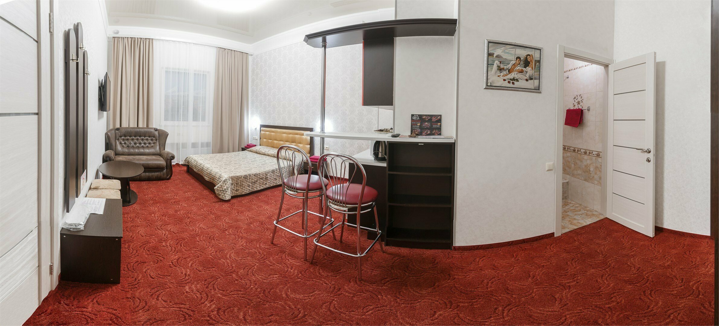 № 2 Стандарт улучшенный с одной 2-спальной кроватью и диван-кроватью