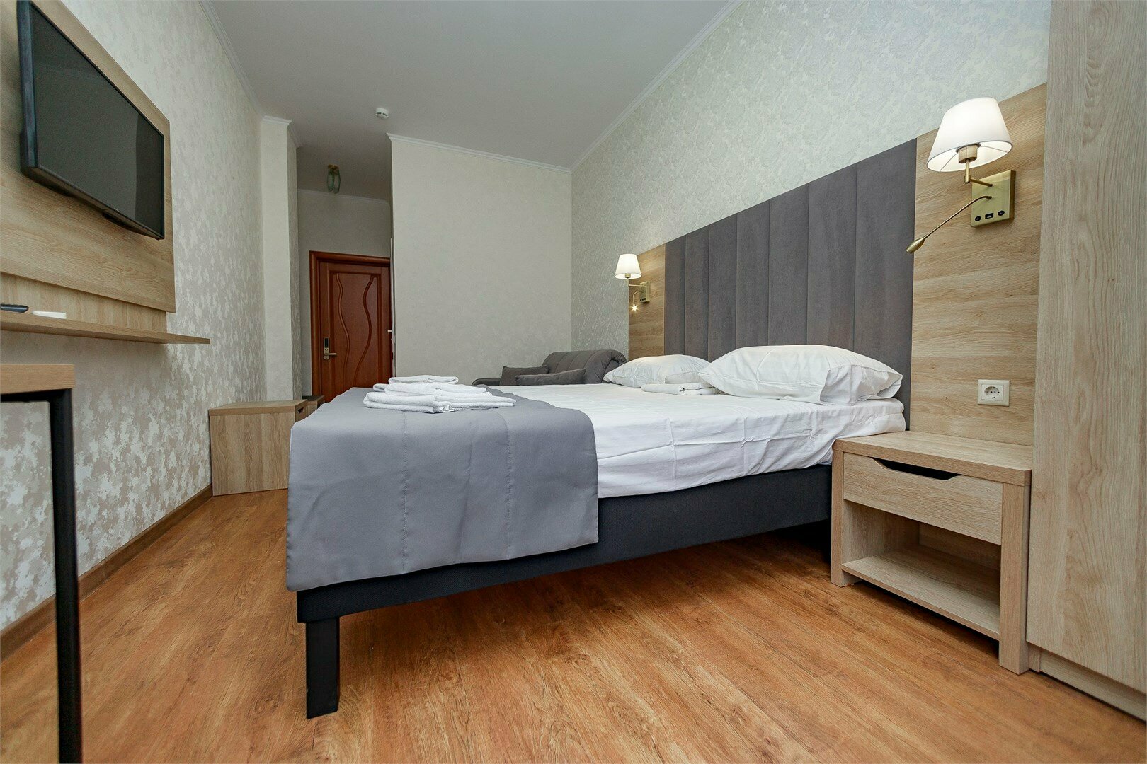 Трехместный комфорт с видом на парк