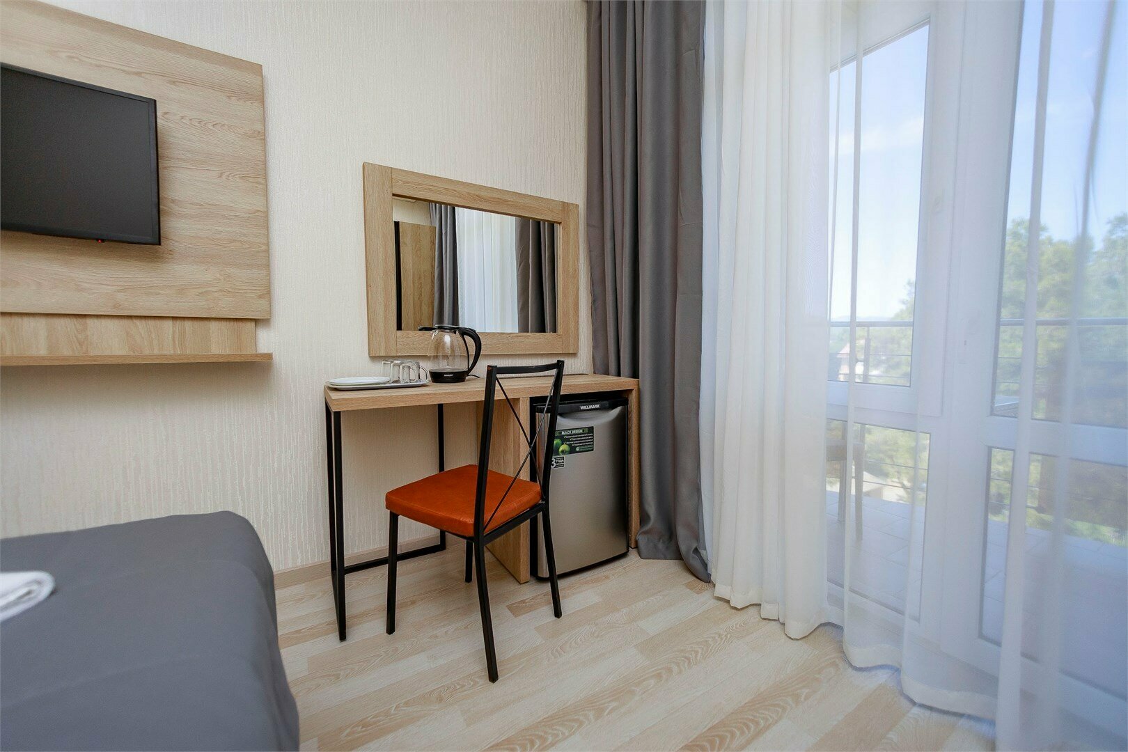 Трехместный комфорт с видом на парк