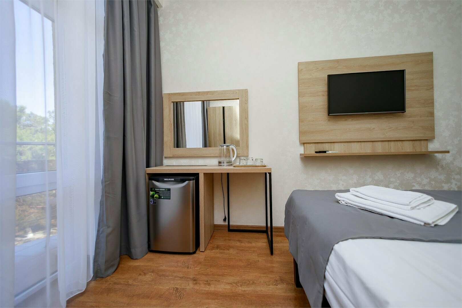 Четырехместный комфорт  с видом на парк