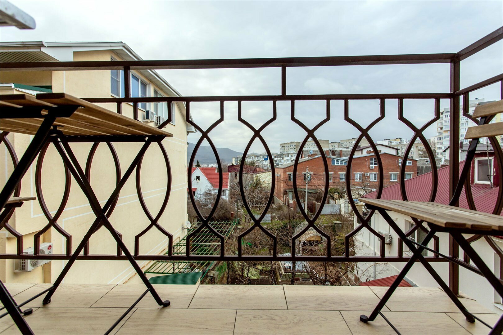 Стандарт с балконом с двуспальной кроватью