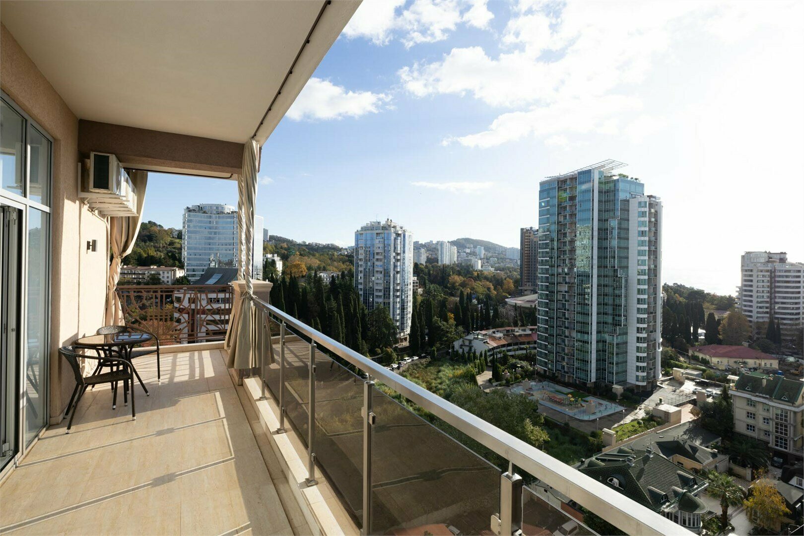 Апартаменты Делюкс с террасой и видом на море